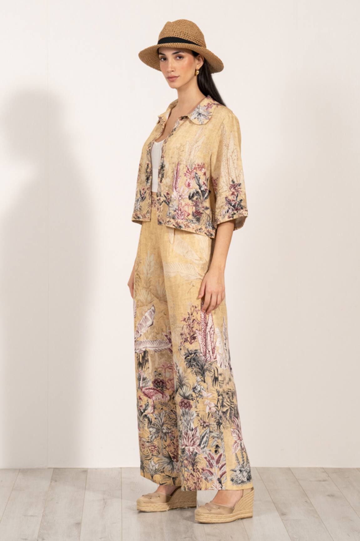 RANNA GILL Fioria Wide Leg Pants 