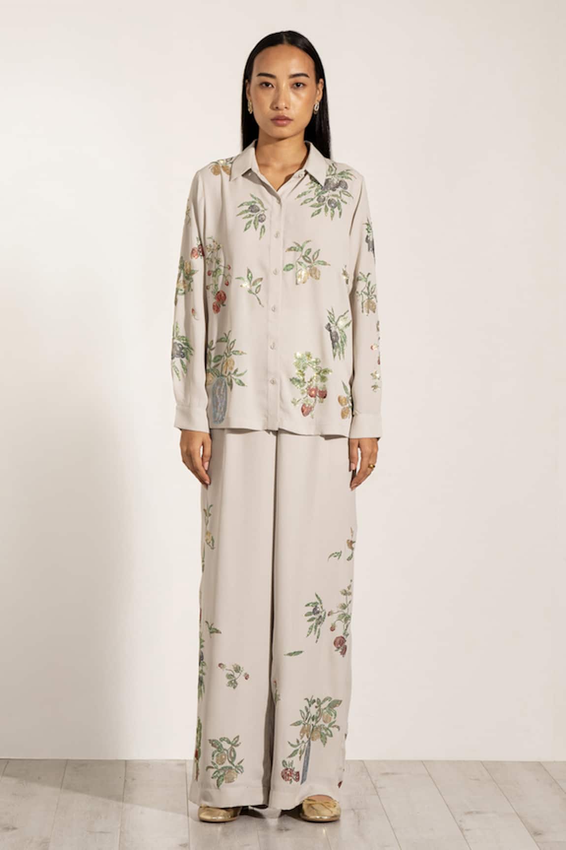 RANNA GILL Blossom Co-ord Set 