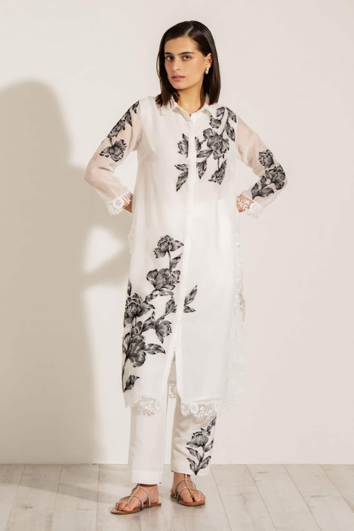 RANNA GILL Viva Floral Kurta Set 