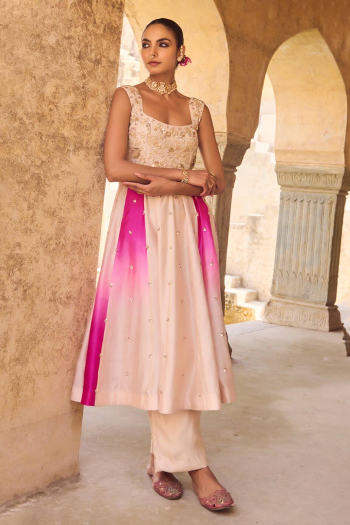 Vinita Bhansali Gul-Mohar Anarkali Set 