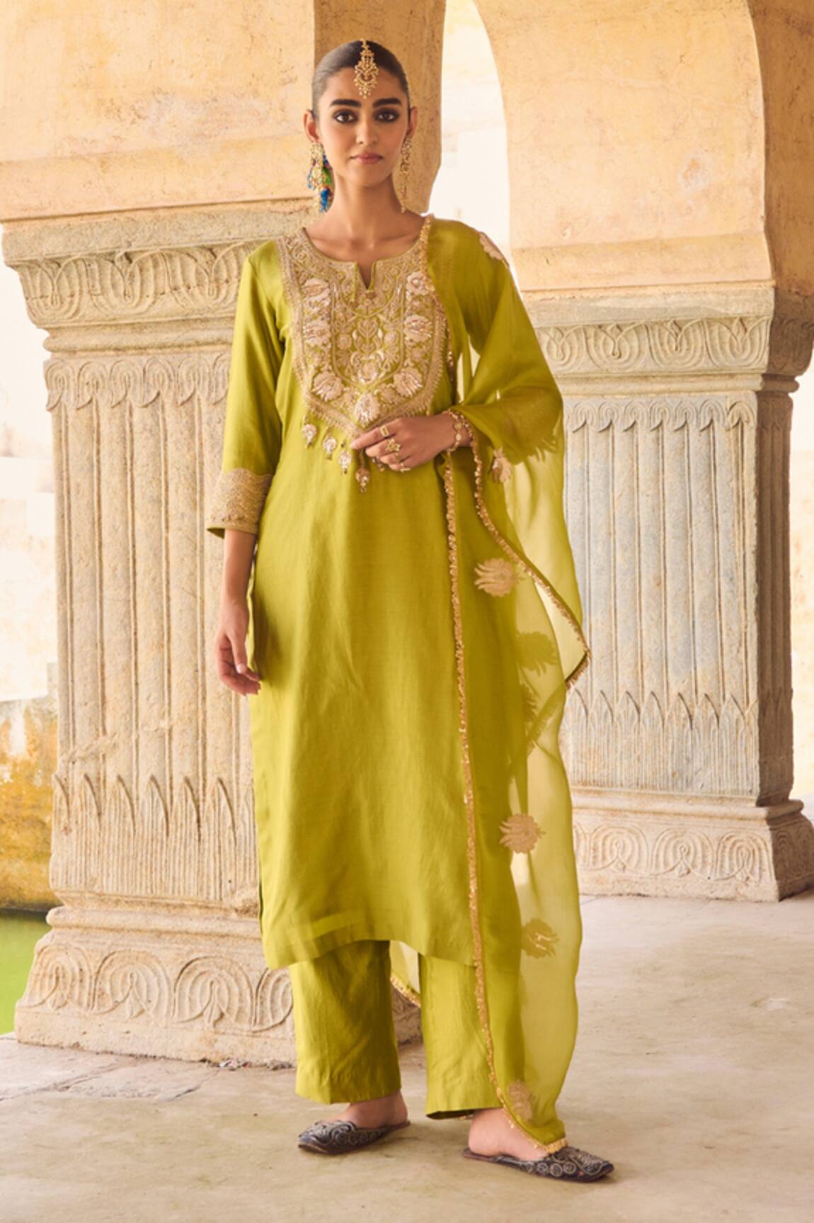 Vinita Bhansali Designer Kurta Set with Dupatta 