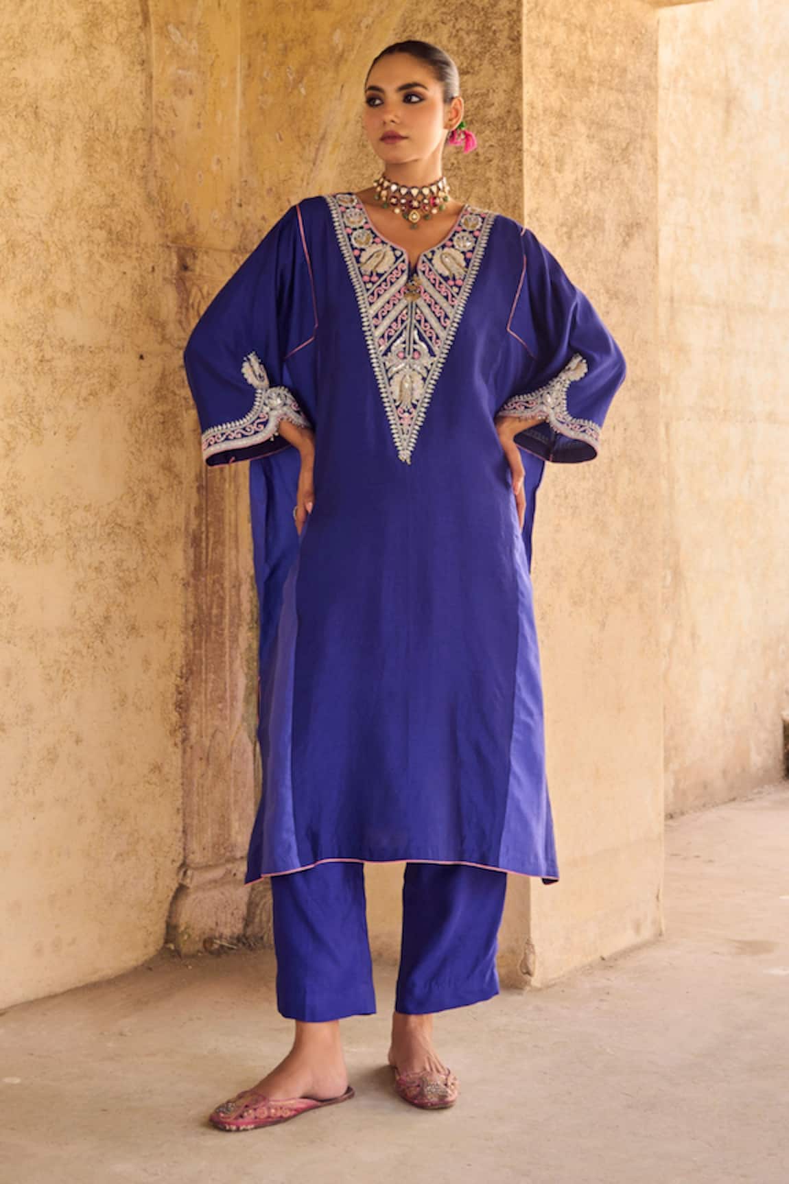 Vinita Bhansali Aavya Designer Kaftan Set 