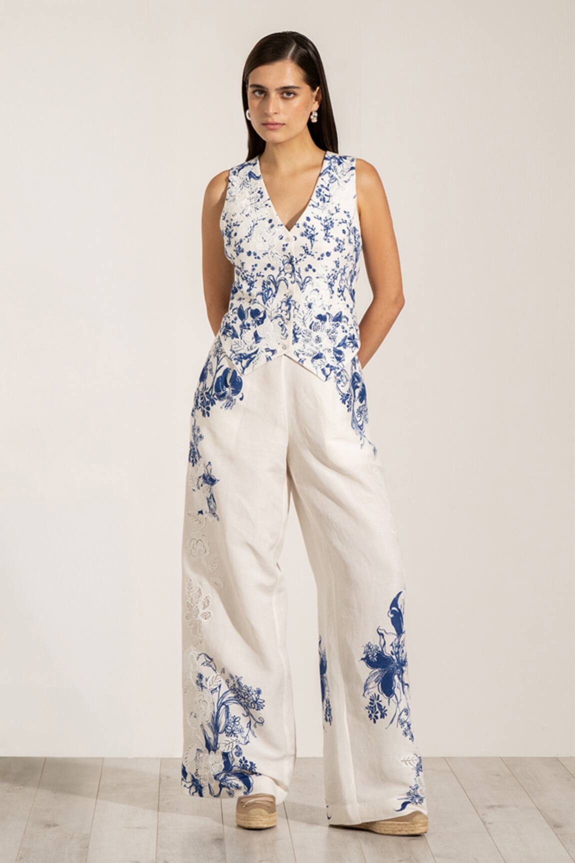 RANNA GILL Mira Wide Leg Pants 