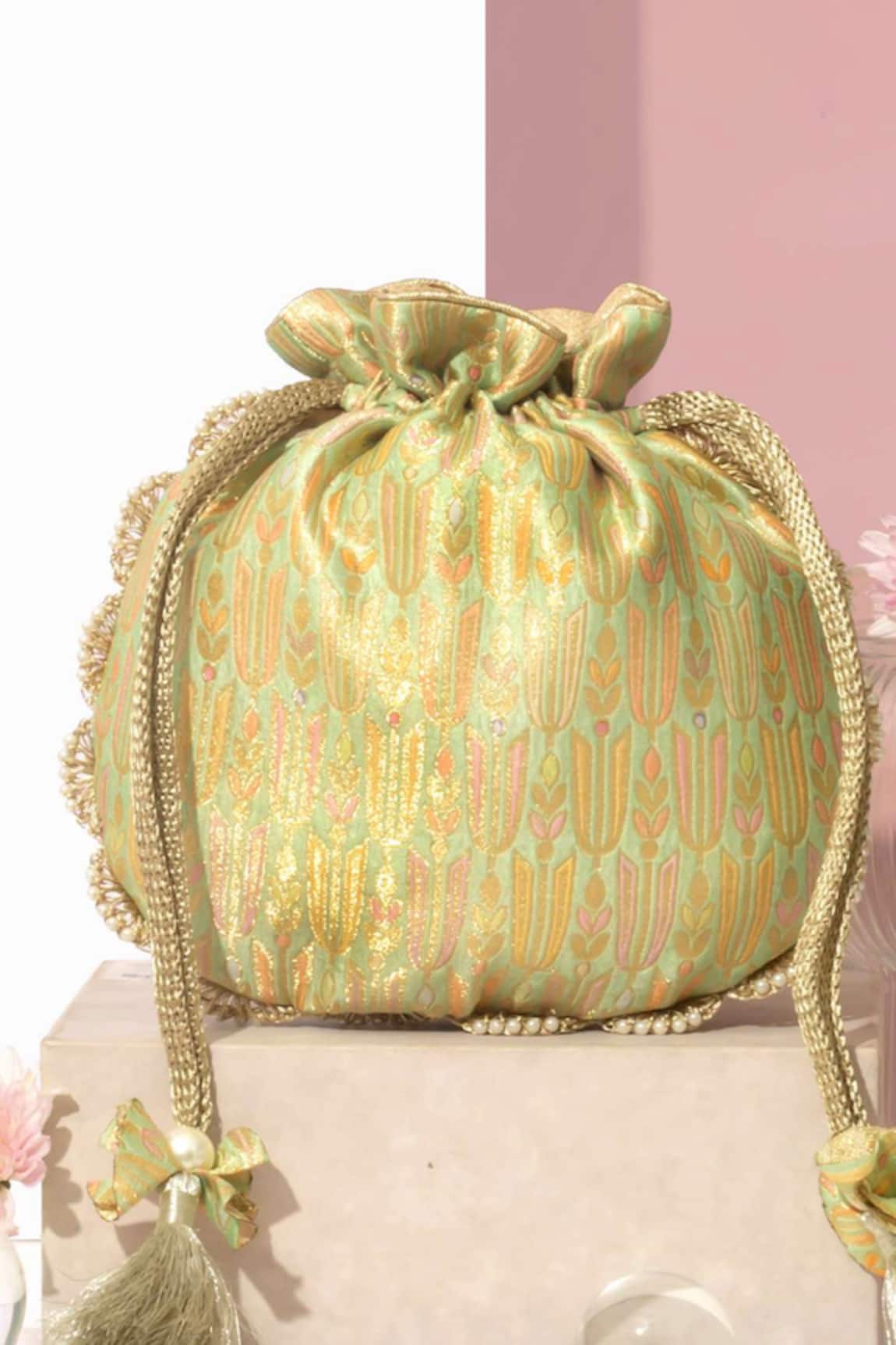 Amyra Titli Pure Banarasi Silk Potli 