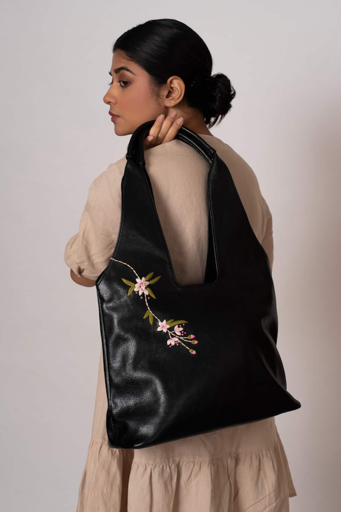 Miri Hand Embroidered Tote Bag 