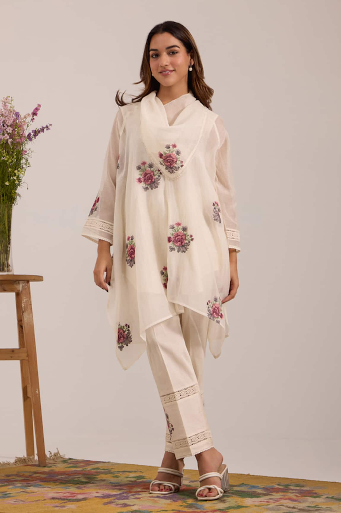 OMI Cowl Kurta Set  
