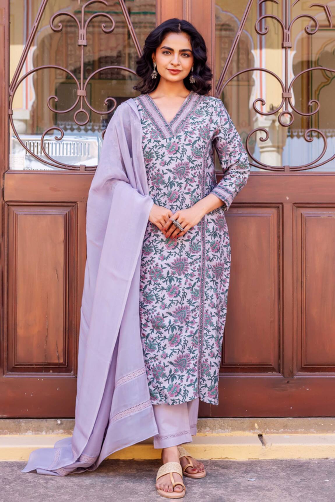 Missprint Aarna Silk Chanderi Kurta Set 