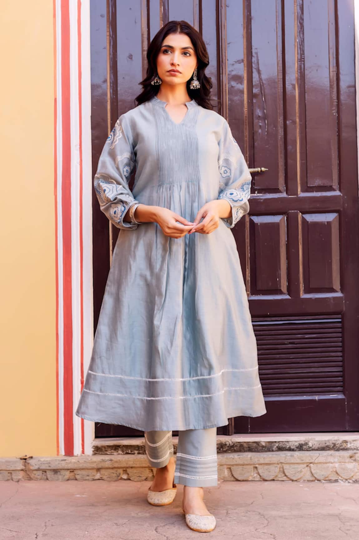 Missprint Chanderi Silk Kurta Set 