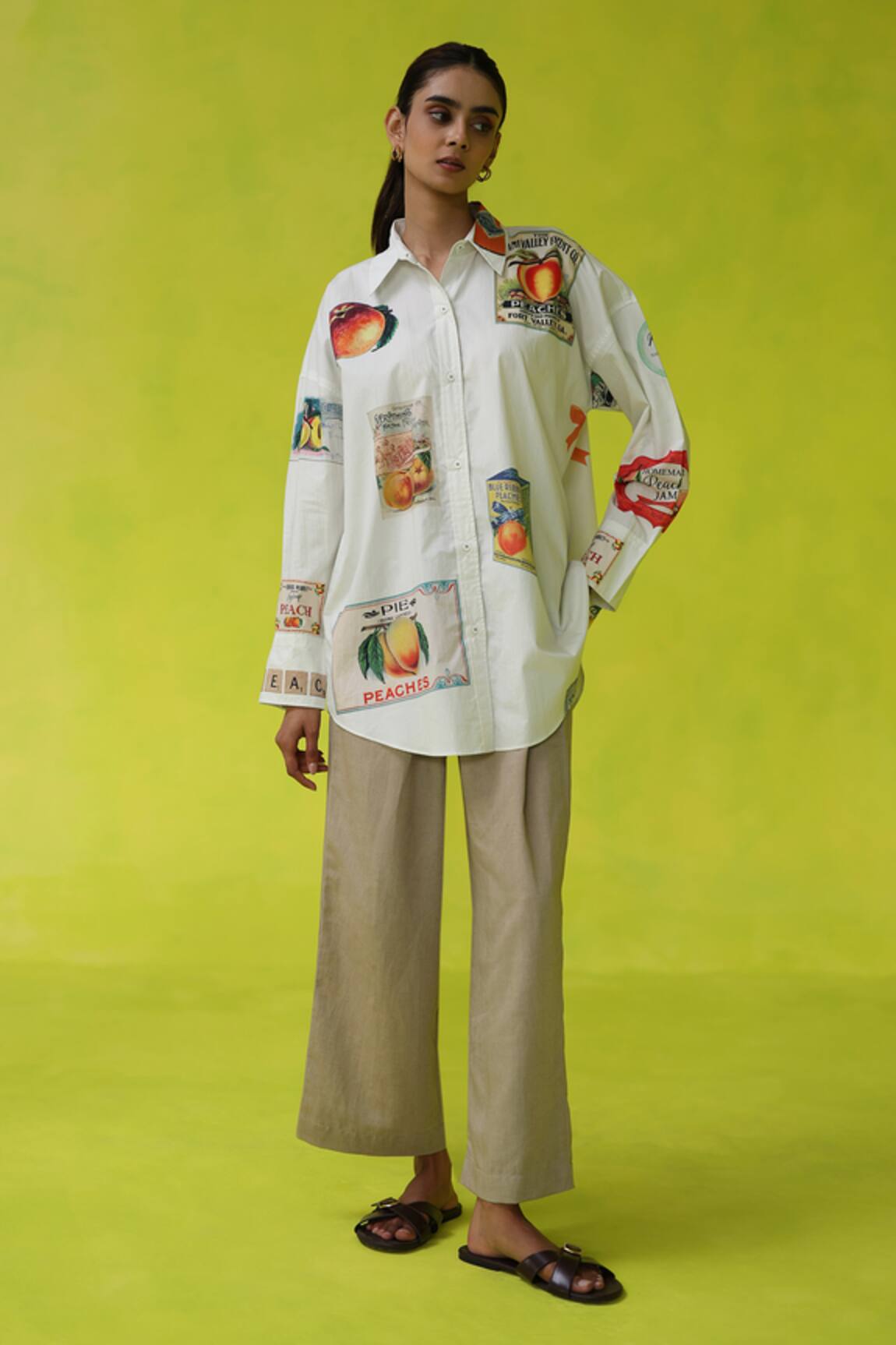 ROZA California Peaches Oversized Shirt & Pants 