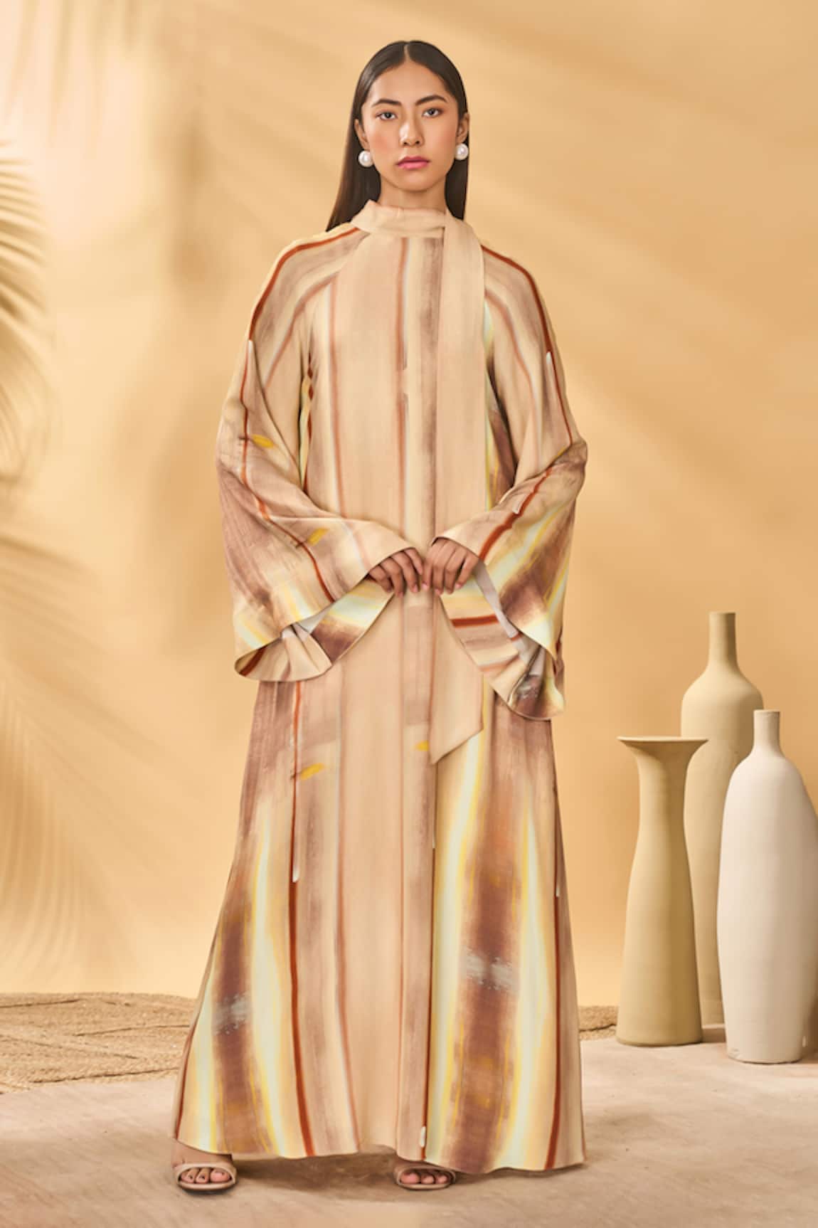 Masaba Rustic Strokes Reversible Kaftan 