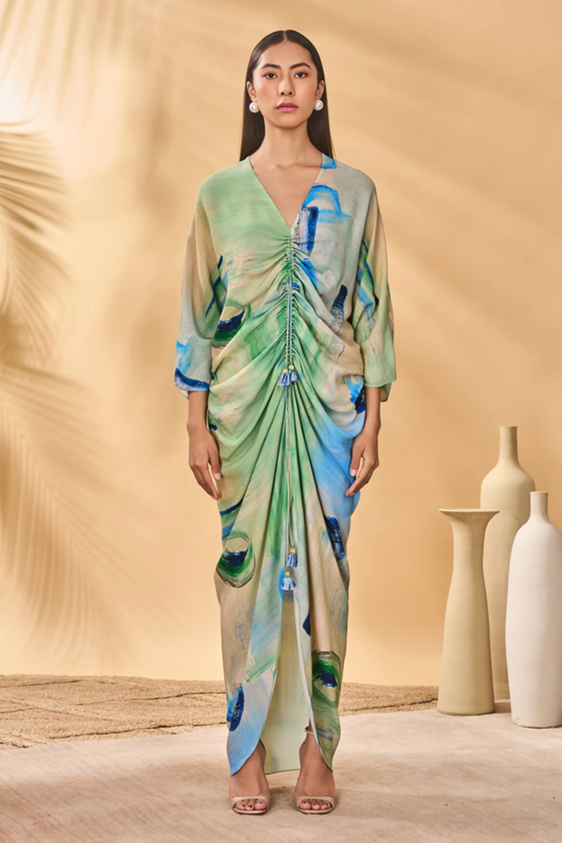 Masaba Whirlwind Cinched Kaftan 