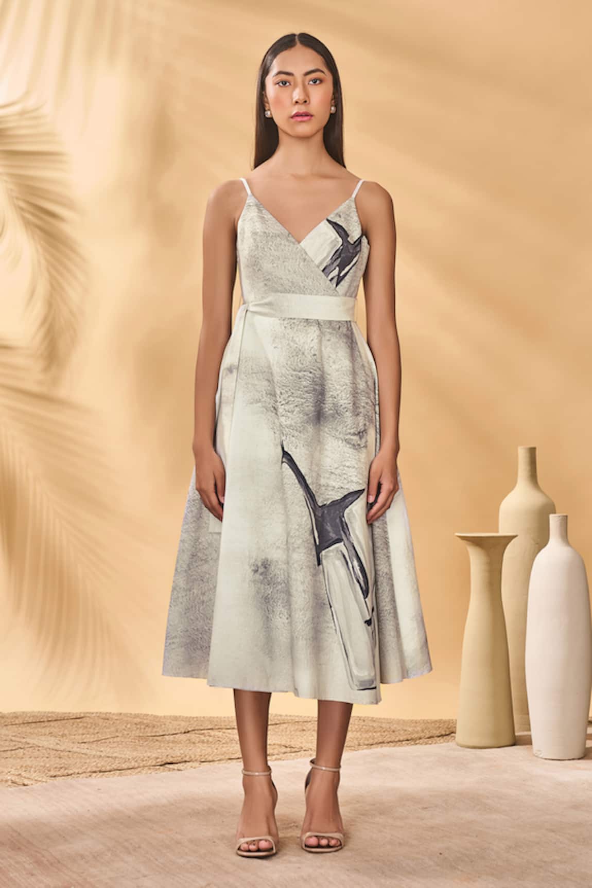 Masaba Moondust Mirage Wrap Dress 