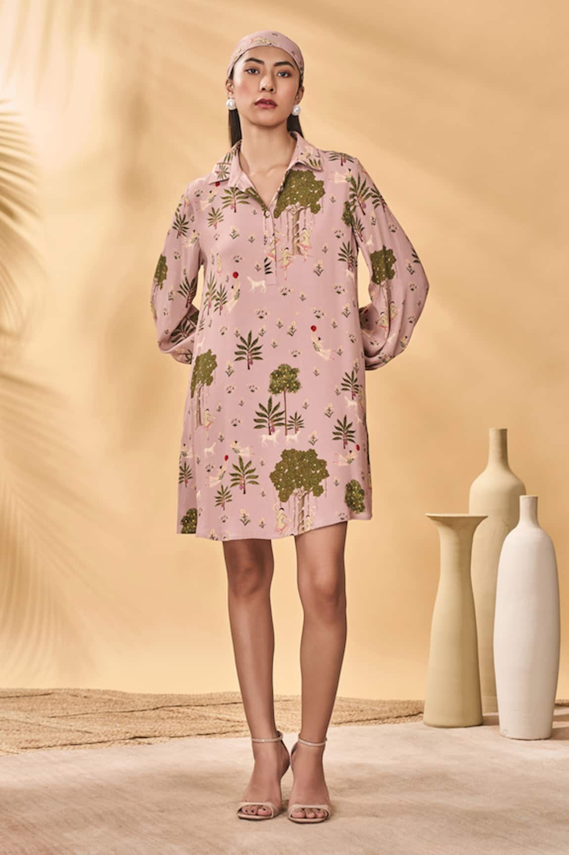 Masaba Pink Pirouette Picnic Mini Dress 