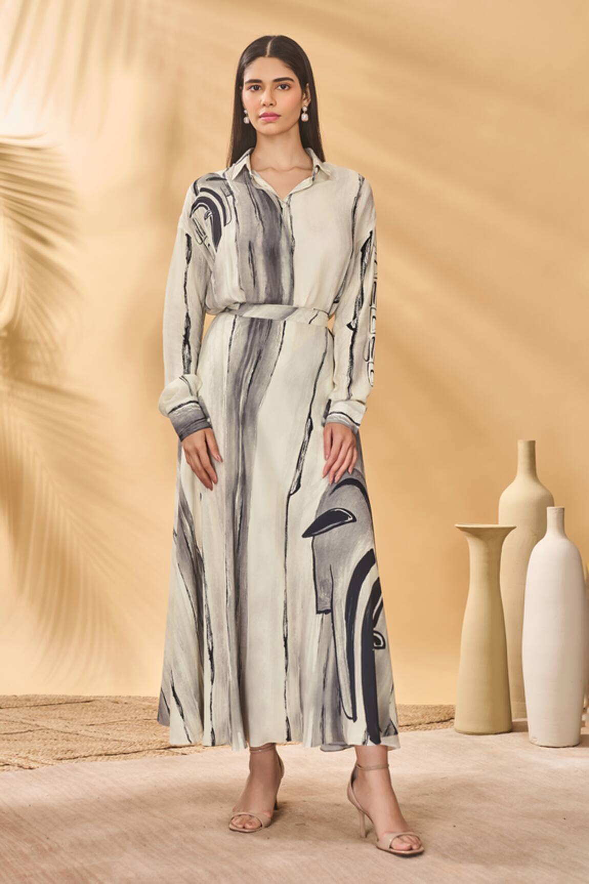 Masaba Moonlit Faces Long Skirt 