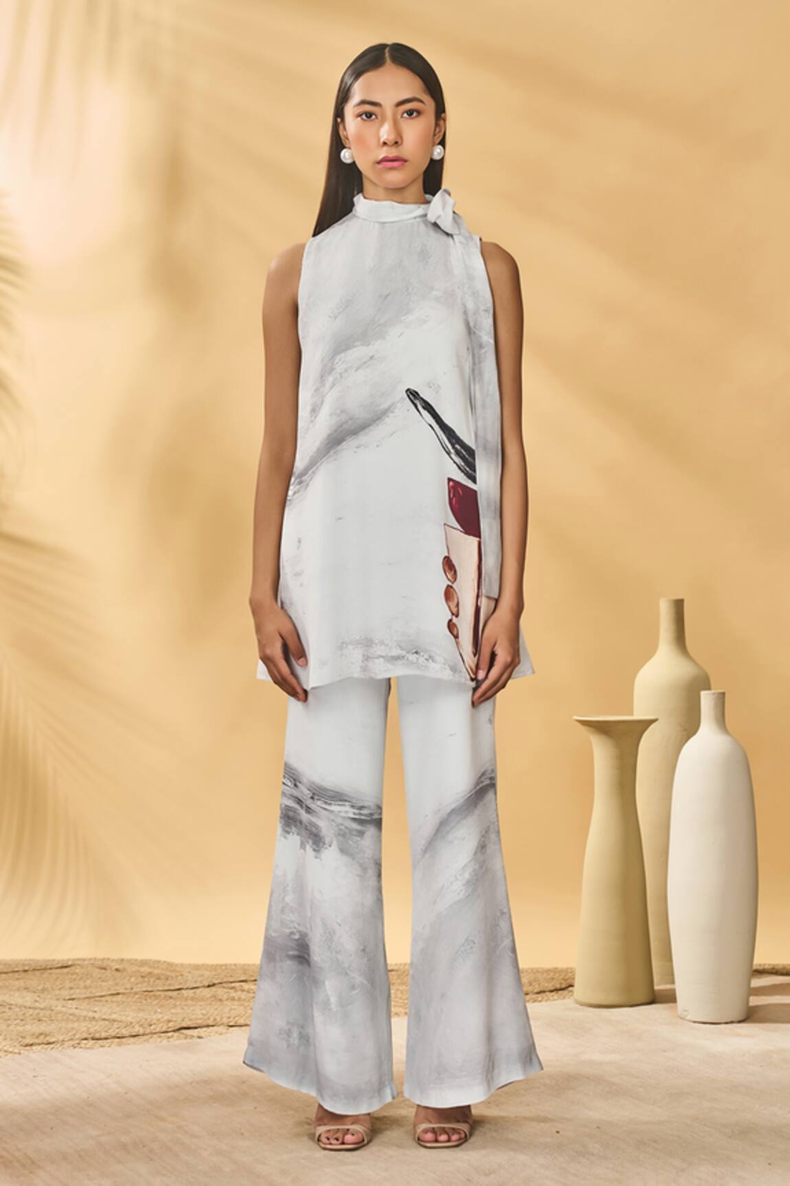 Masaba Moon & Mist Tunic Set 