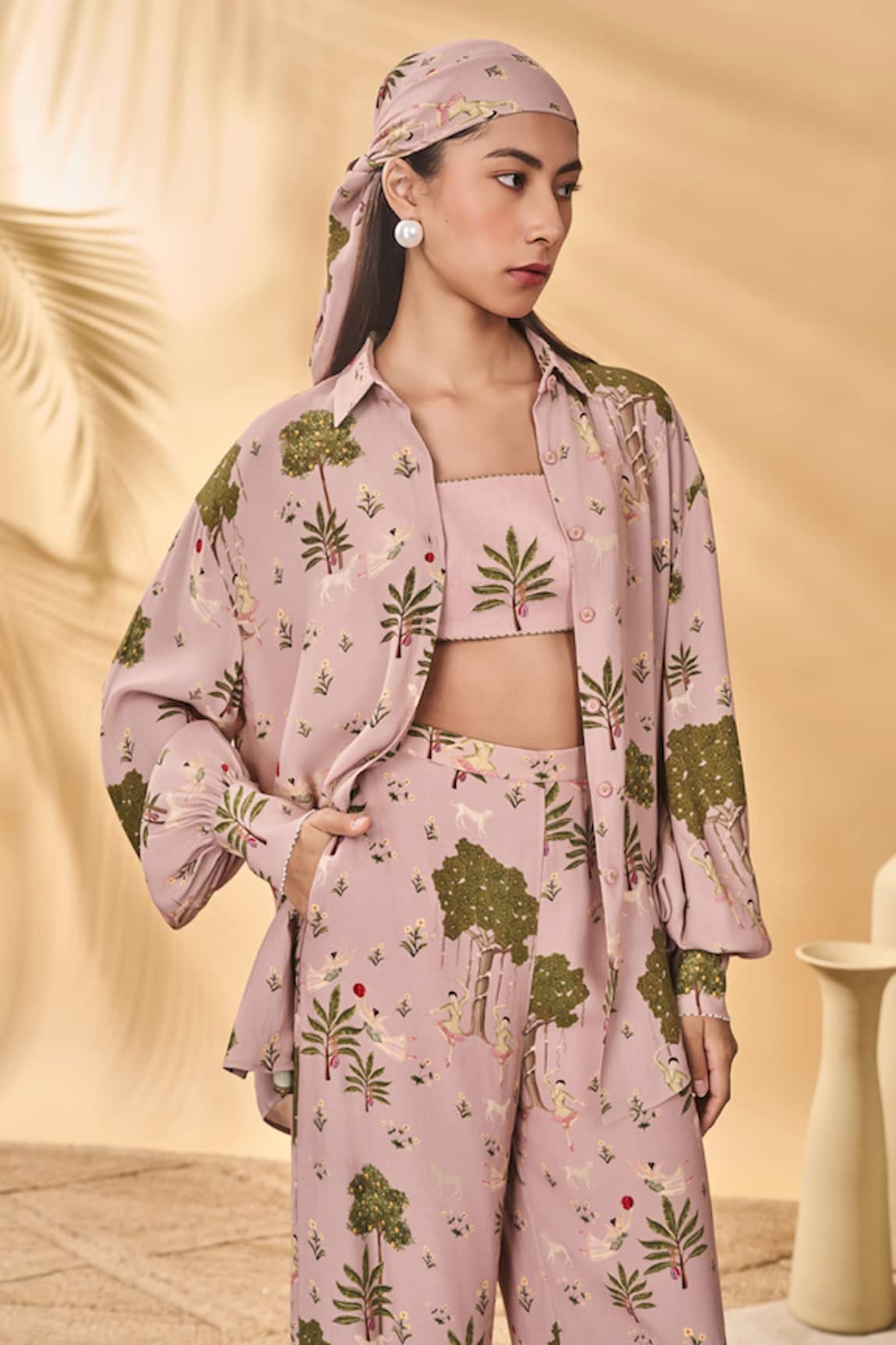 Masaba Pink Pirouette Picnic Shirt 