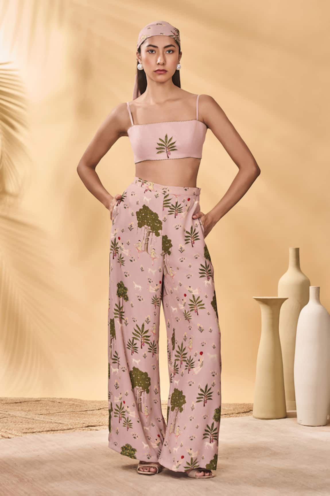 Masaba Pink Pirouette Picnic Trousers 