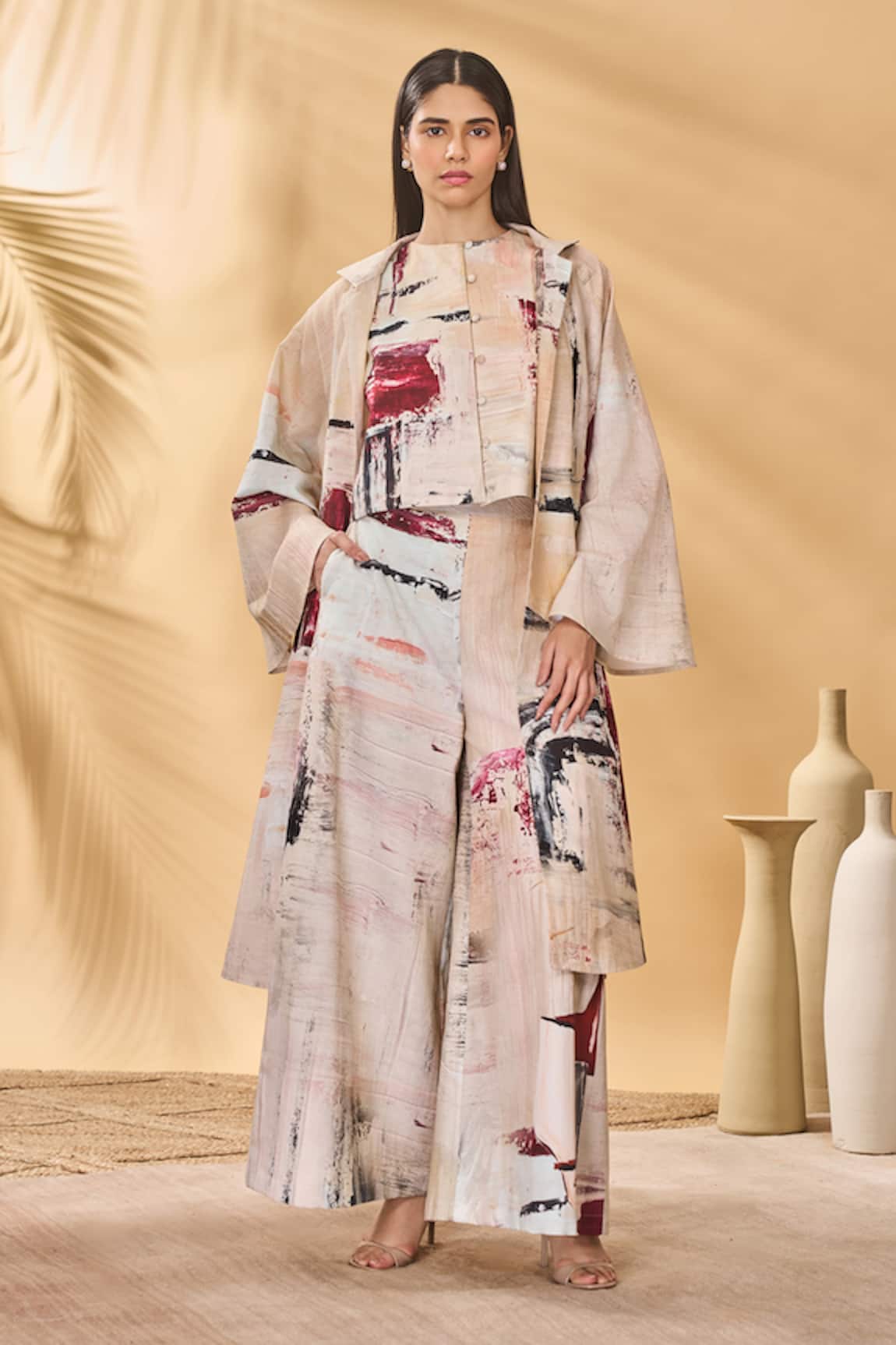 Masaba Chaotic Harmony Jacket Set 