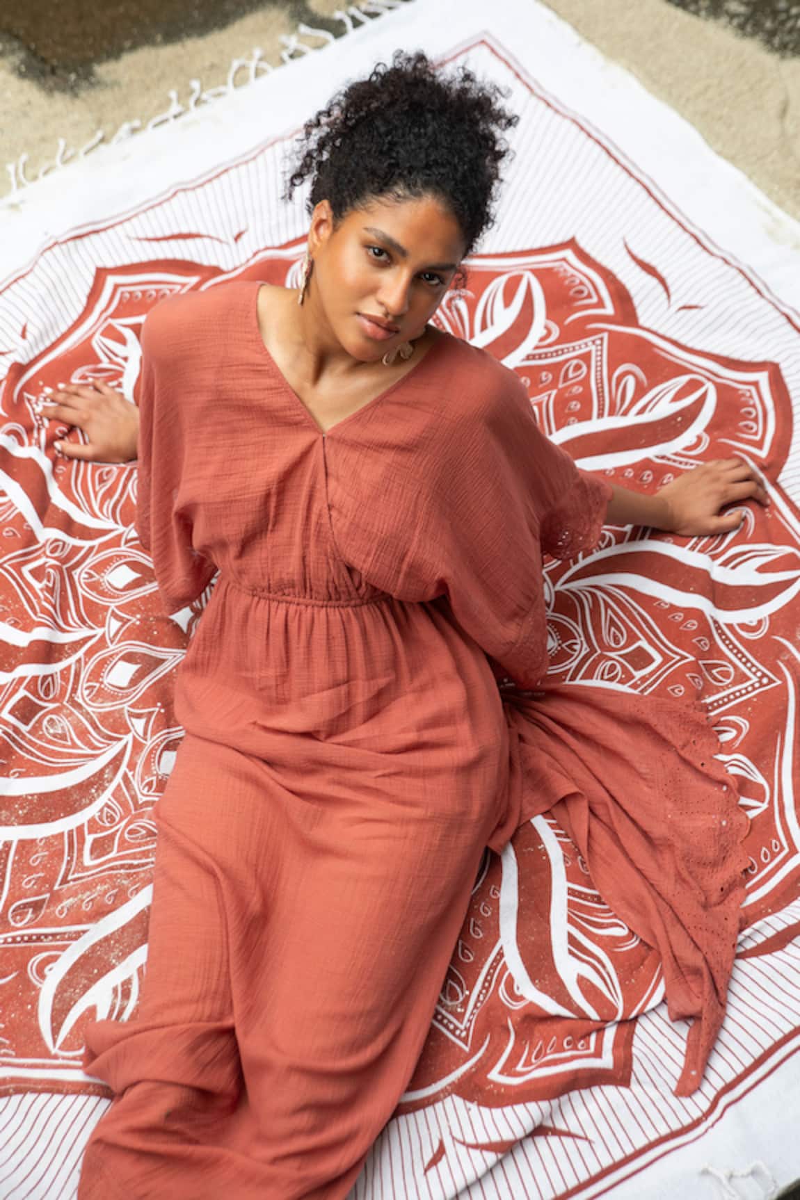 Beachbum Rose Balsam Long Kaftan 