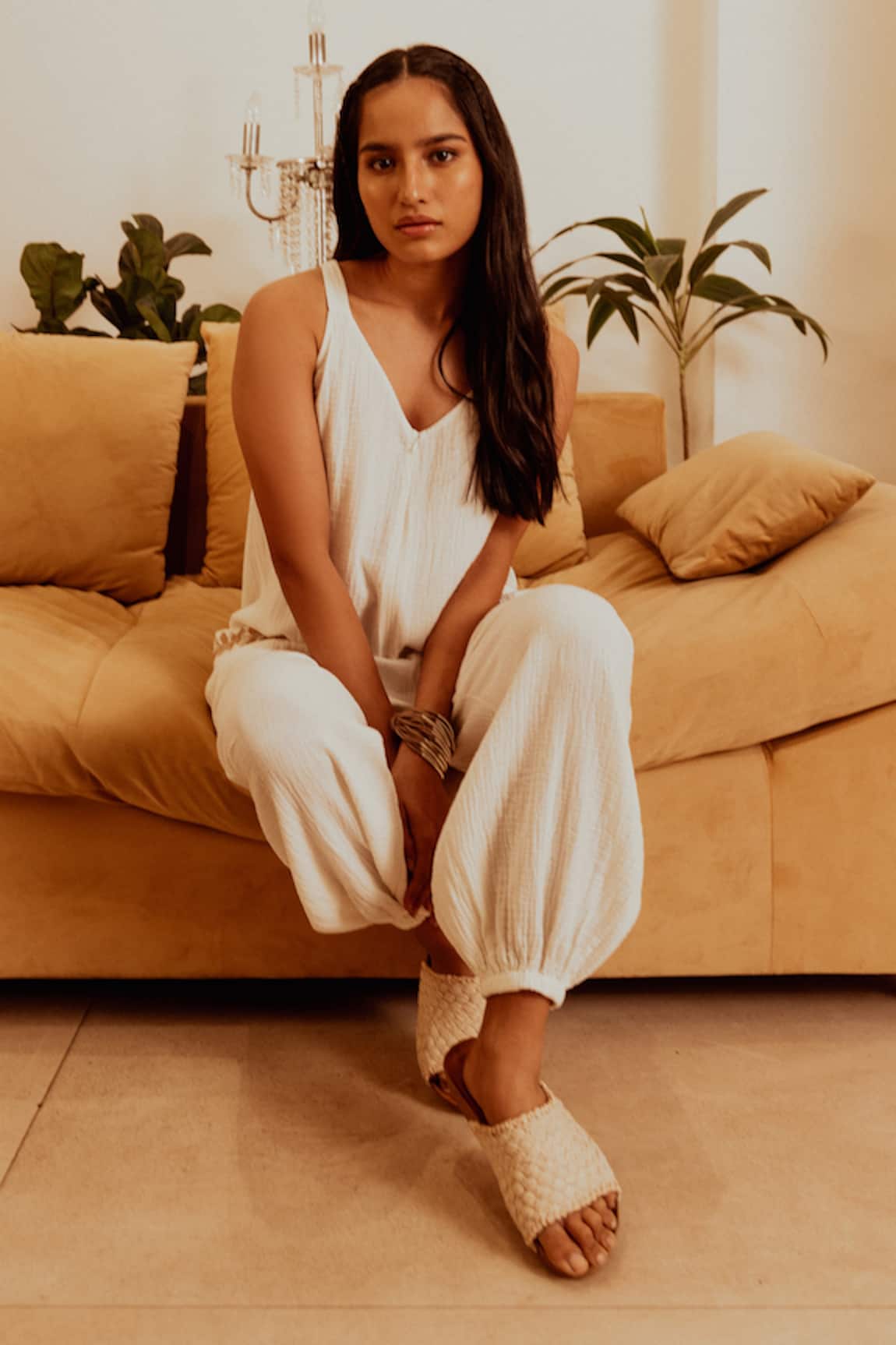 Beachbum Daria Double Gauze Jumpsuit 