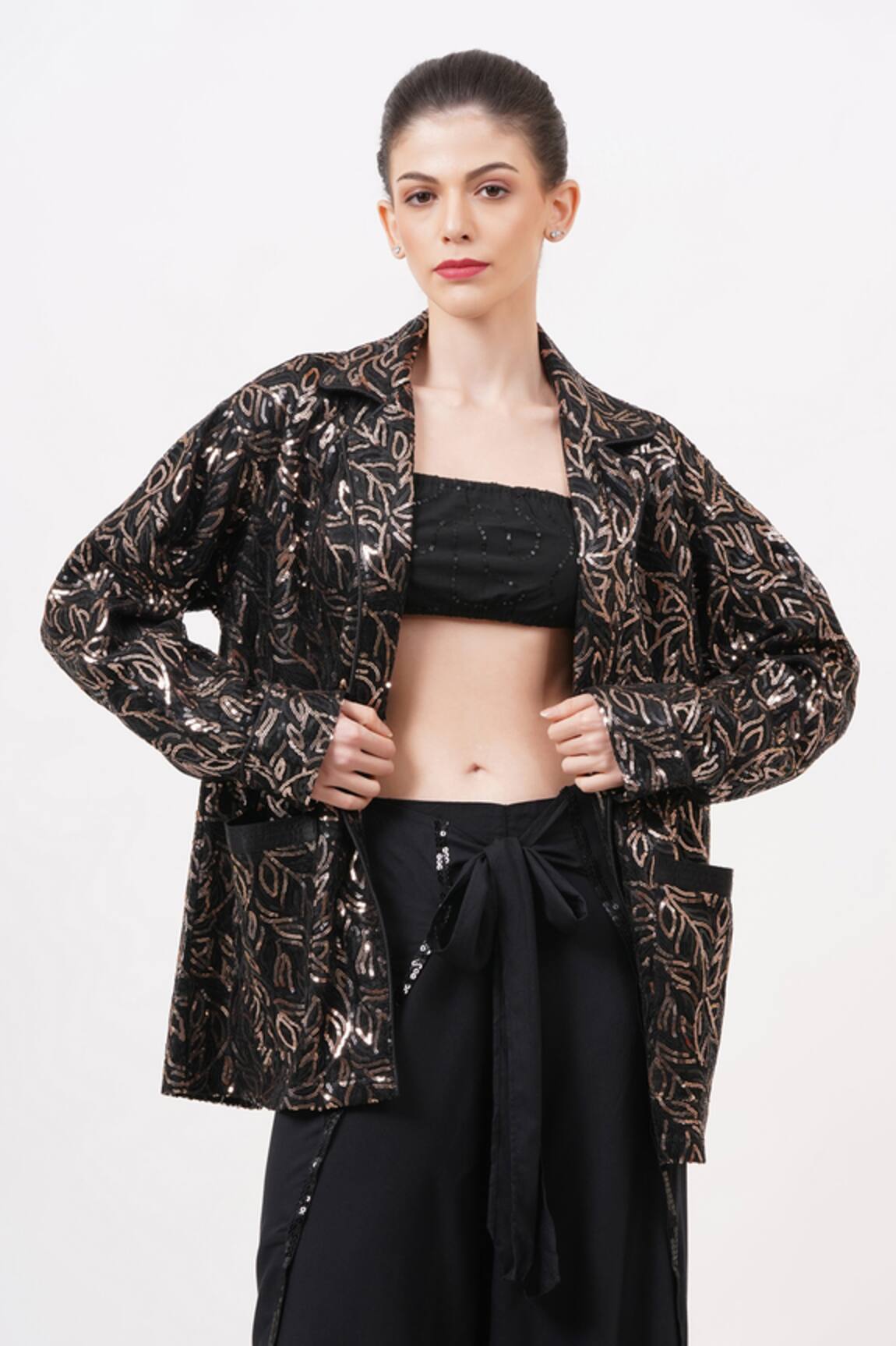Beachbum Sawy Allover Sequin Blazer 