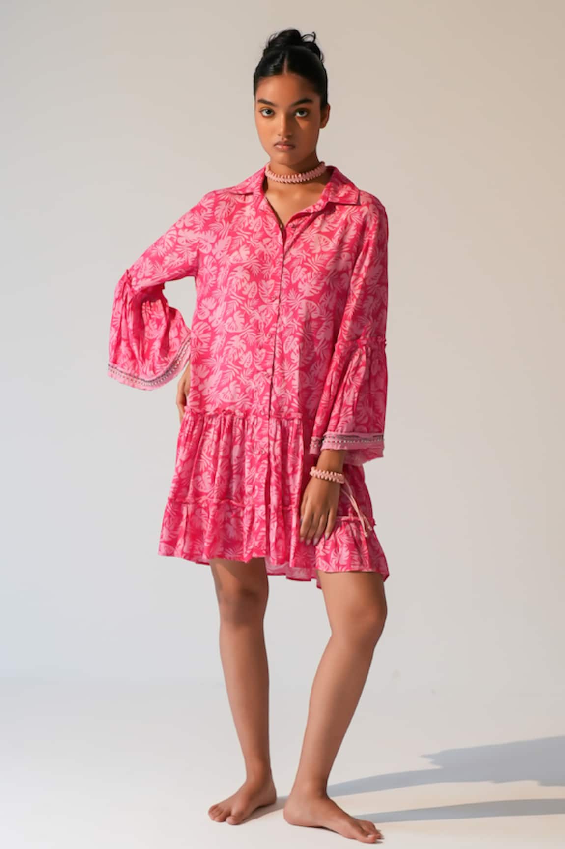 Beachbum Fig Fusion Drop Waist Dress 