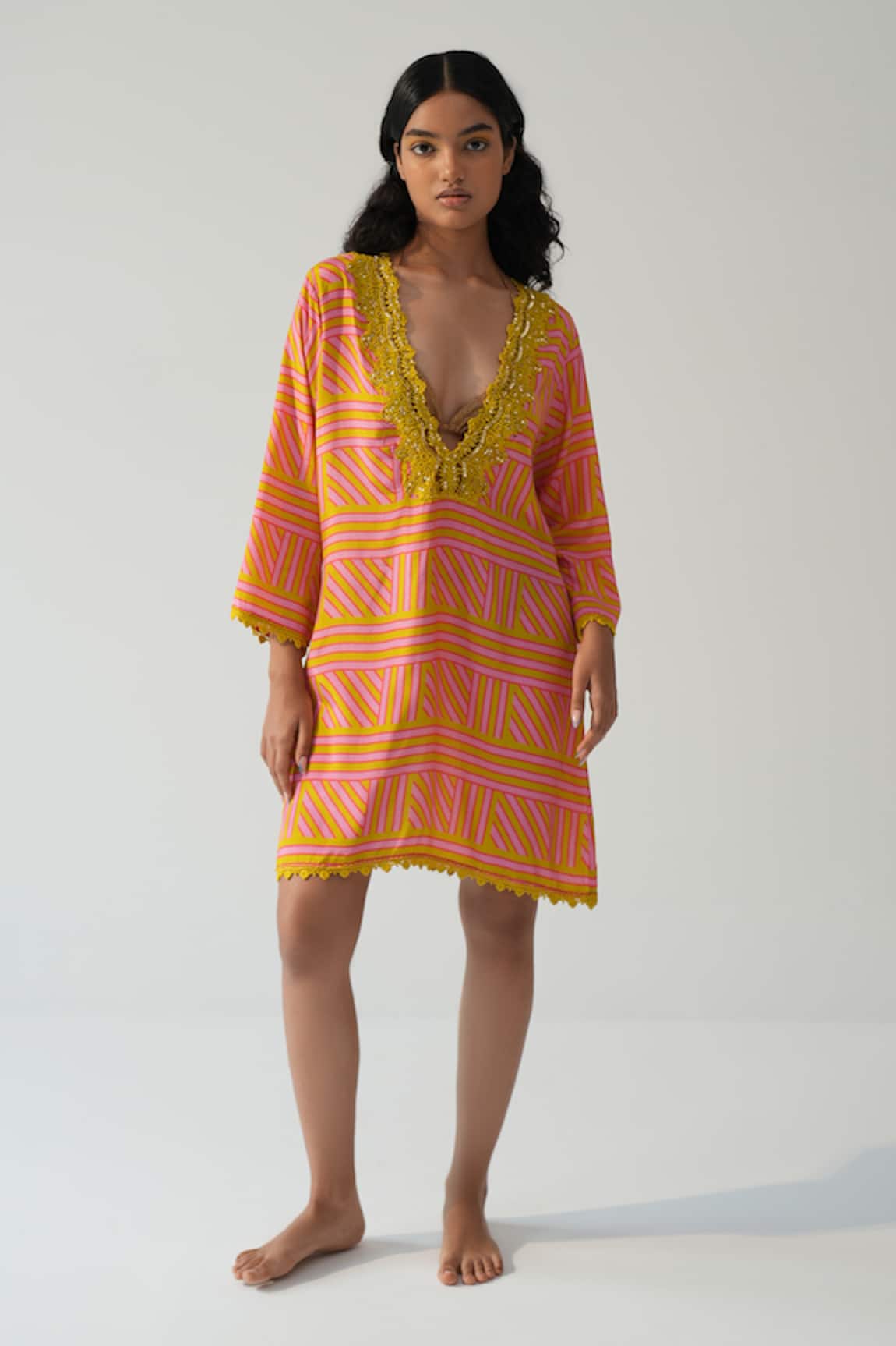 Beachbum Tangerine Tango Kurta Coverup 