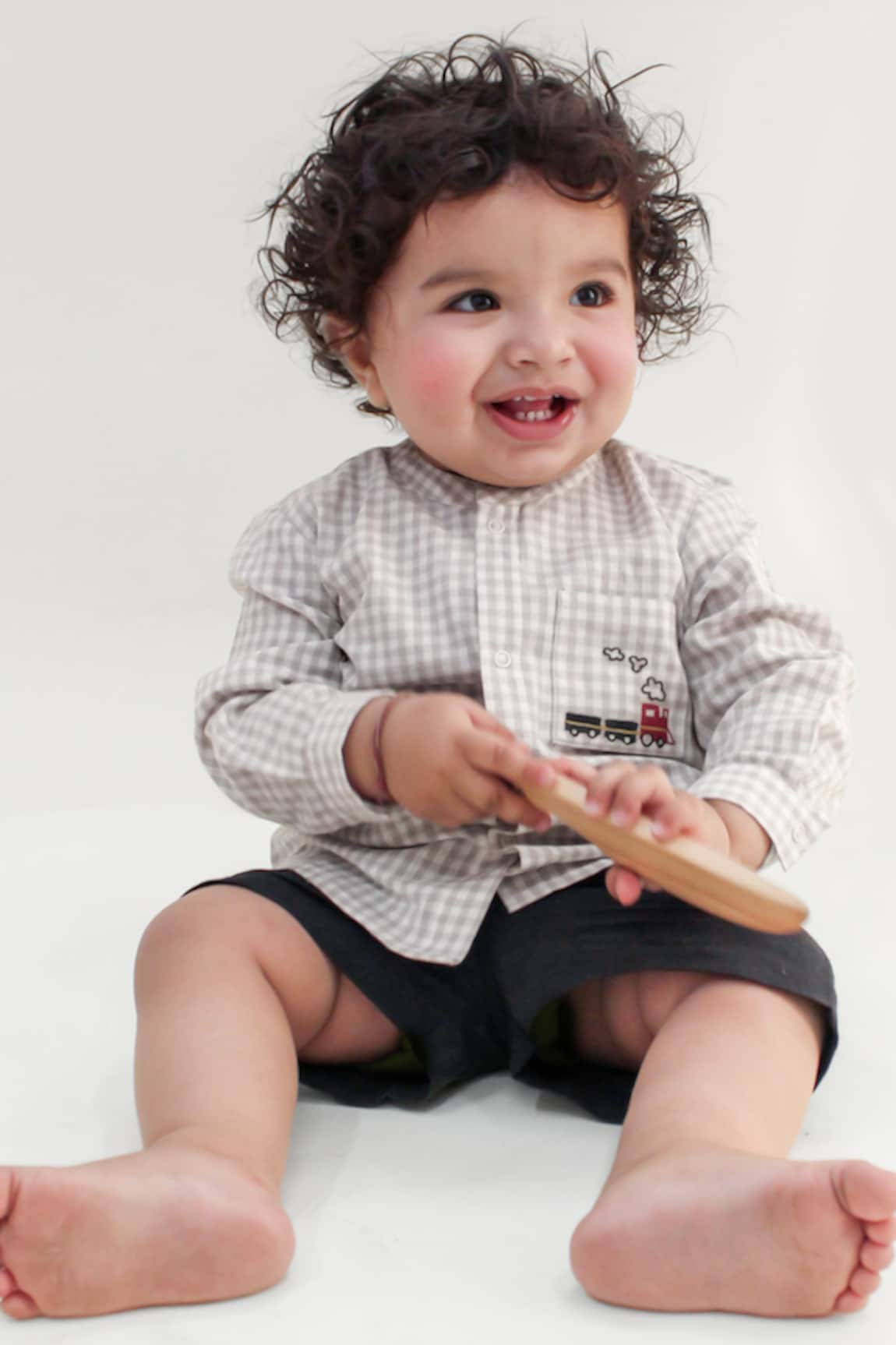 Tiber Taber Baby Boy Train Embroidery Set 