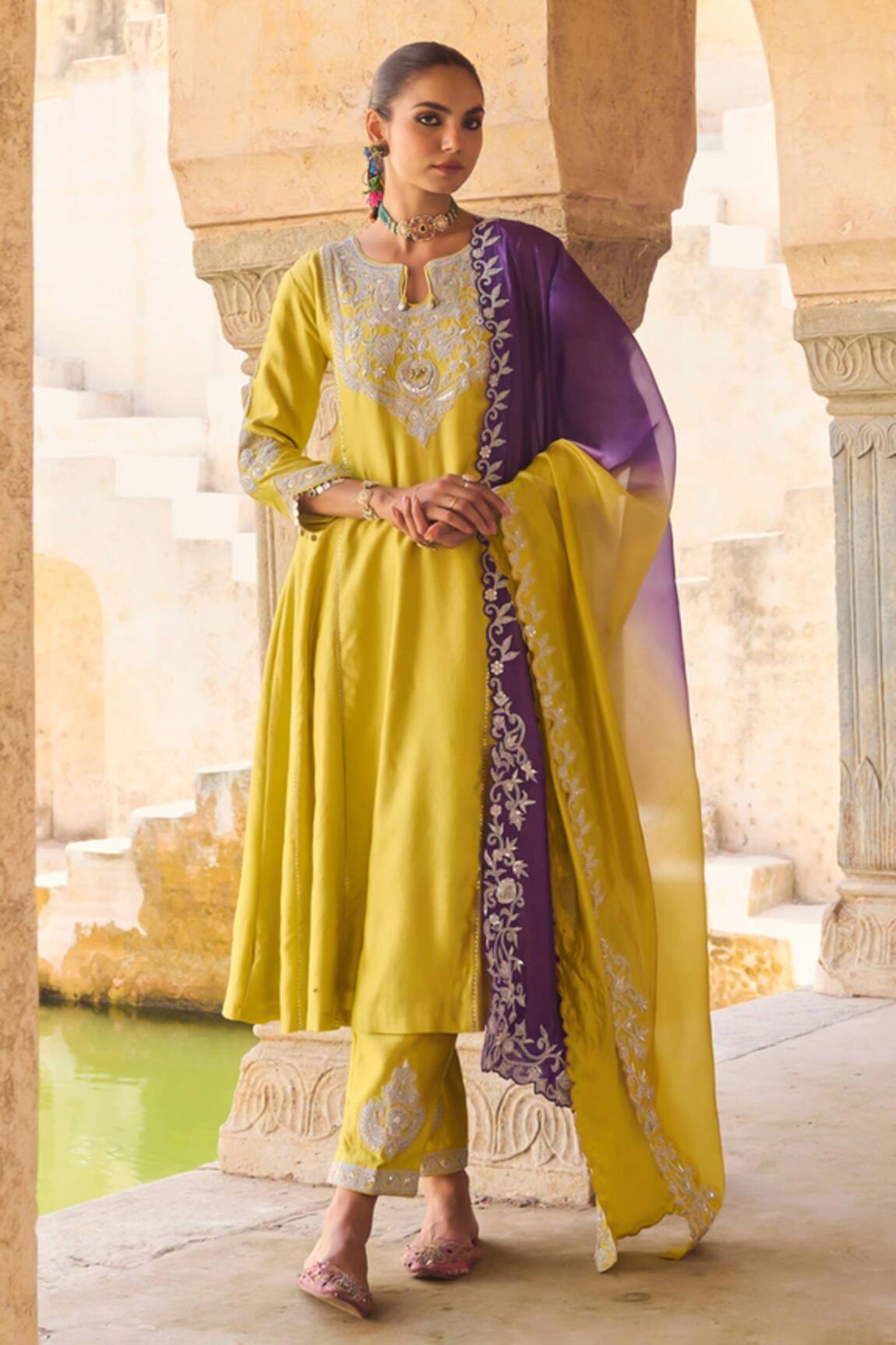 Vinita Bhansali Rangrez Anarkali Set 