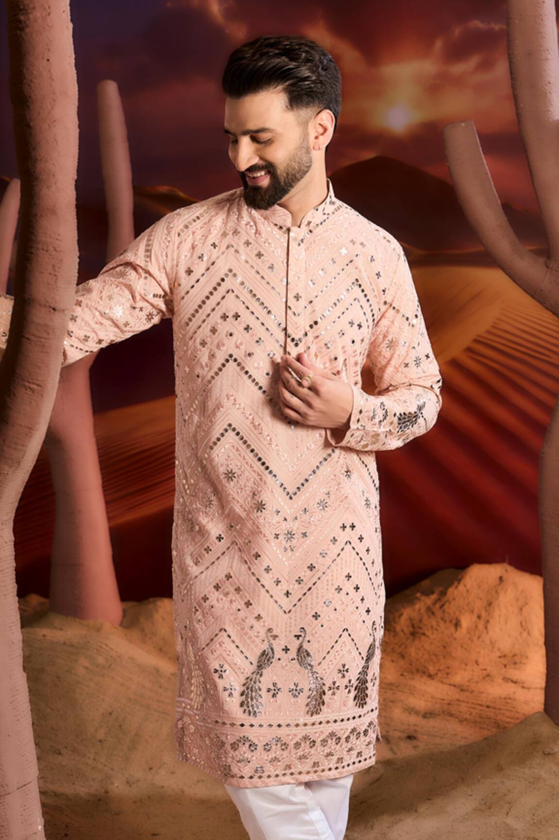 Kasbah Designer Georgette Classic Kurta 