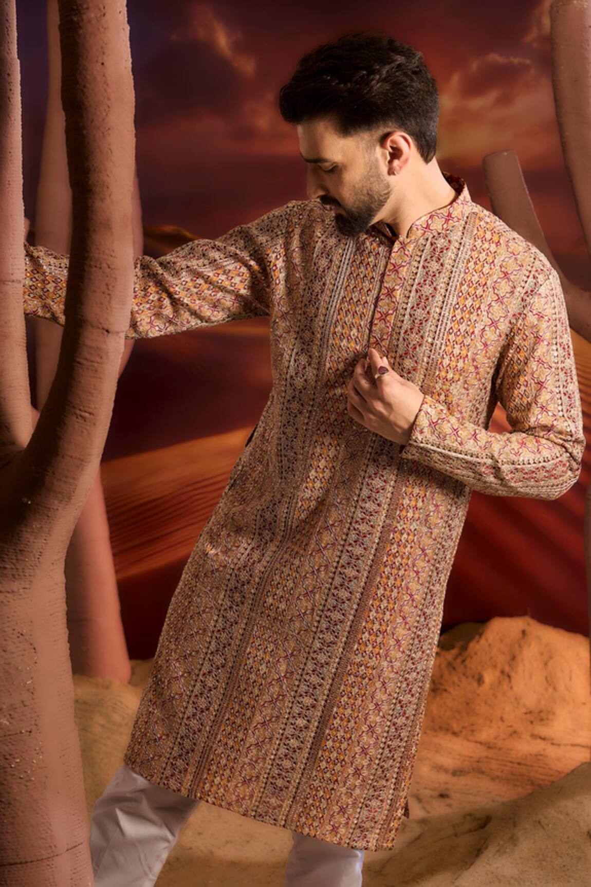 Kasbah Designer Georgette Classic Kurta 