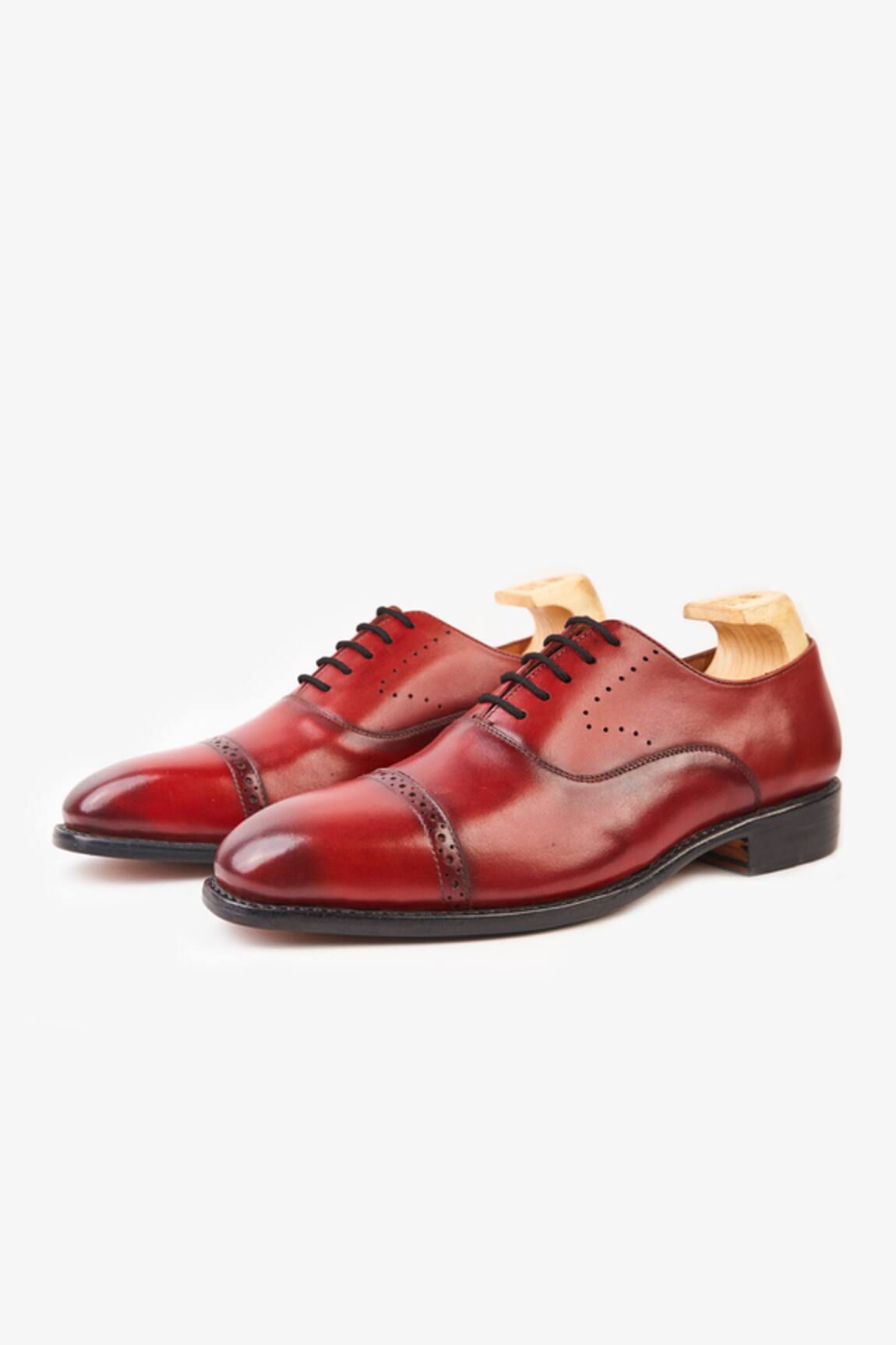 Whitemuds Bray Burgundy Oxfords 