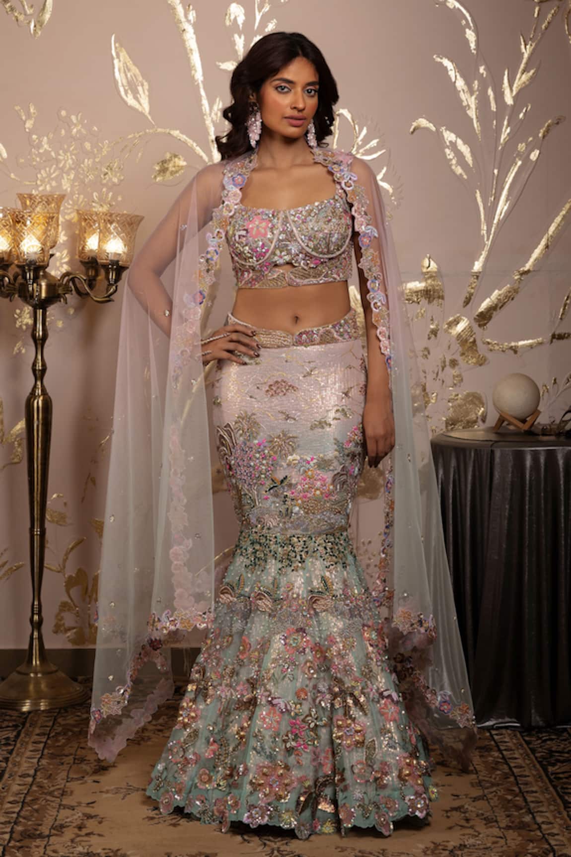 Moledro Aranya Fusion Lehenga Set 