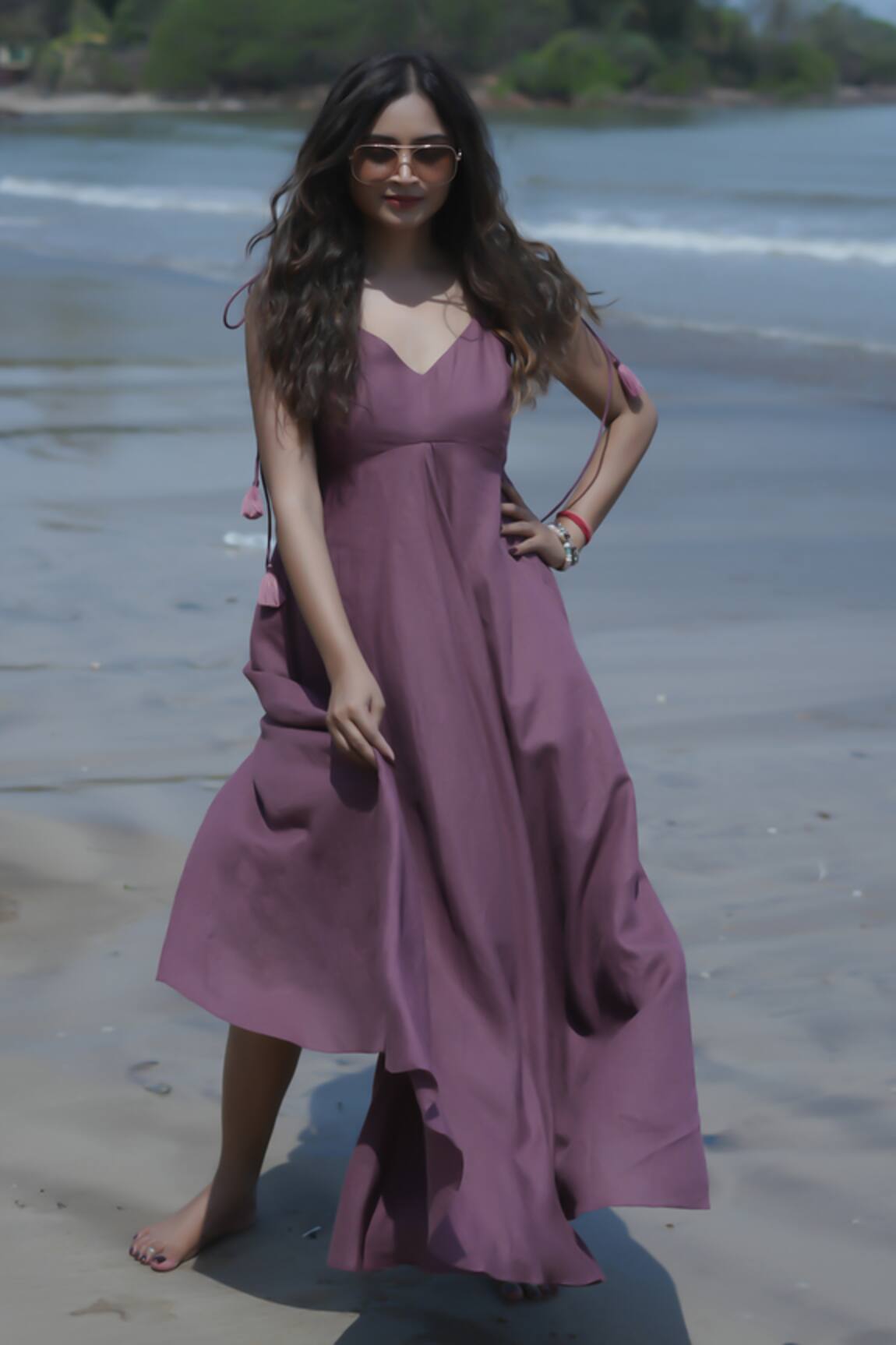 Gothilo Flared Maxi Dress 