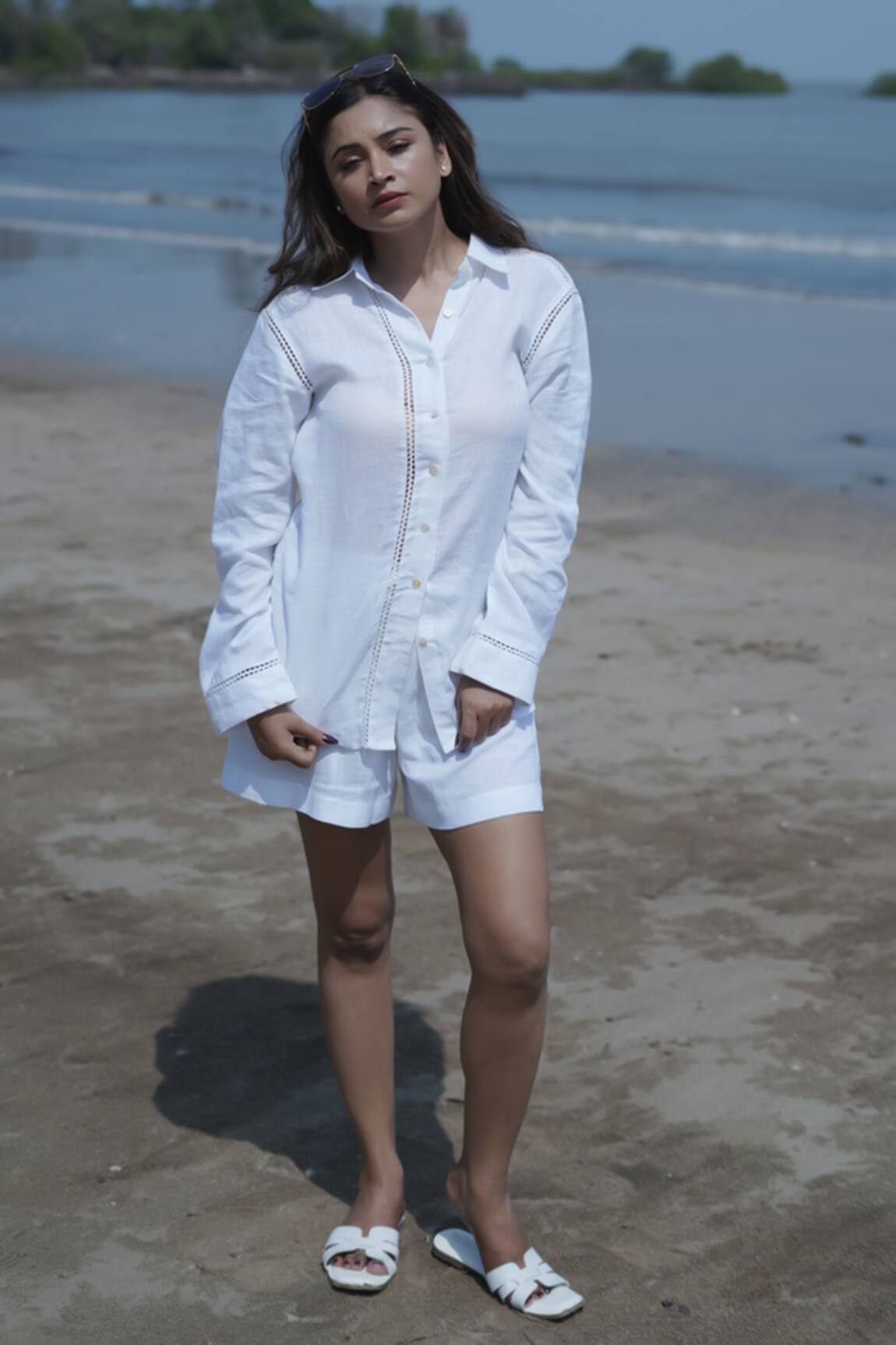 Gothilo Linen Shirt & Shorts Set 