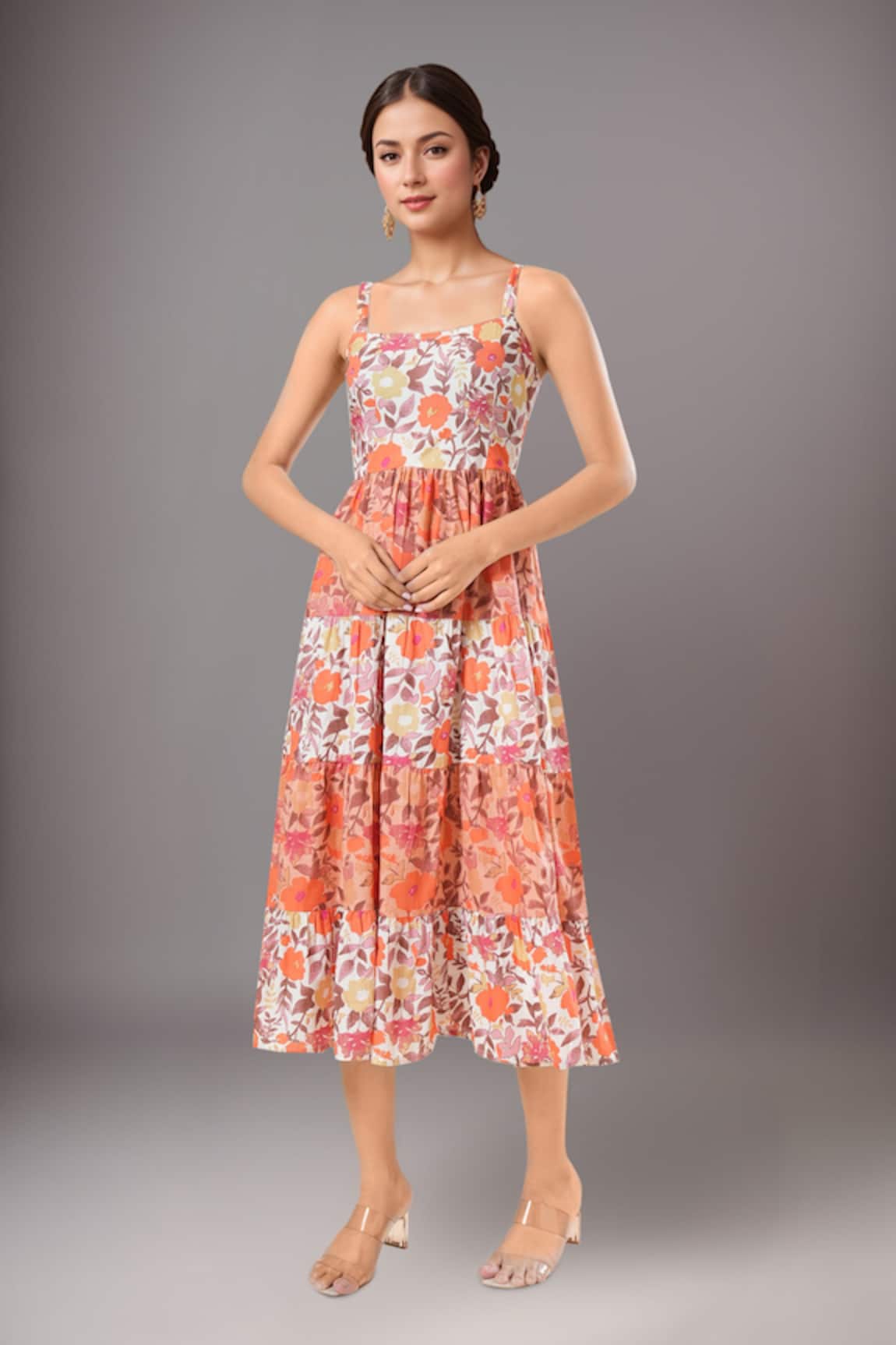 Samyukta Singhania Floral Print Cotton Dress 
