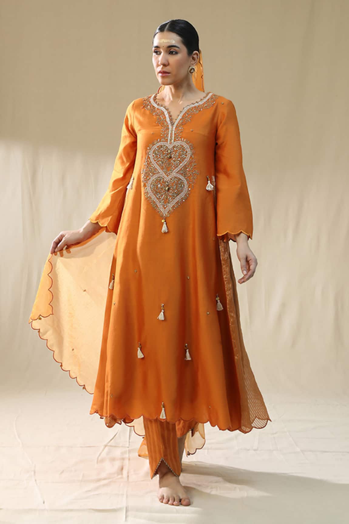 arpita sulakshana Heart A-Line Suit Set 