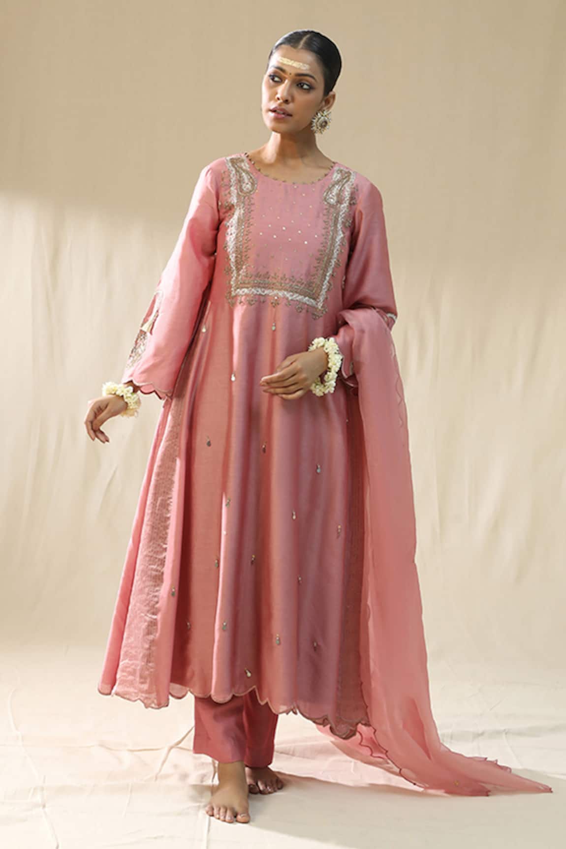 arpita sulakshana Designer A Line Suit Set 
