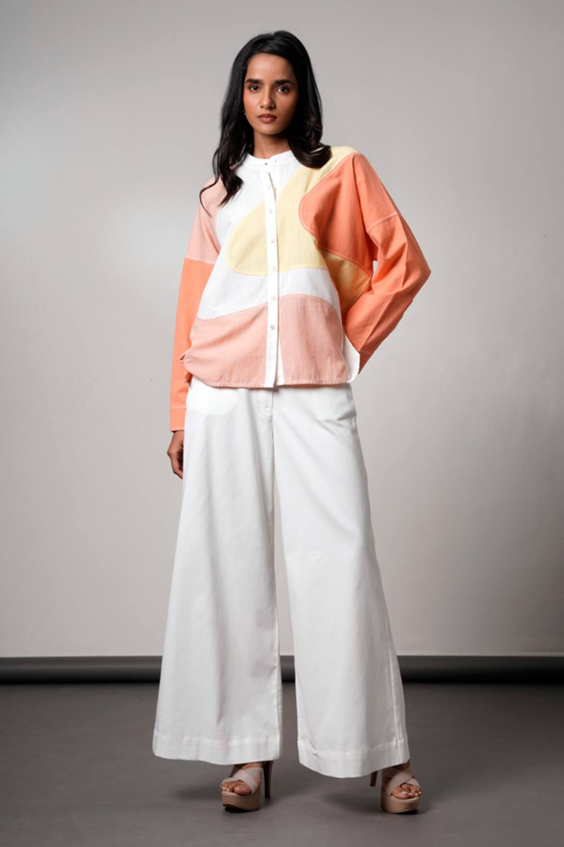 Madder Much Multi Color Handloom Cotton Top & Pant 