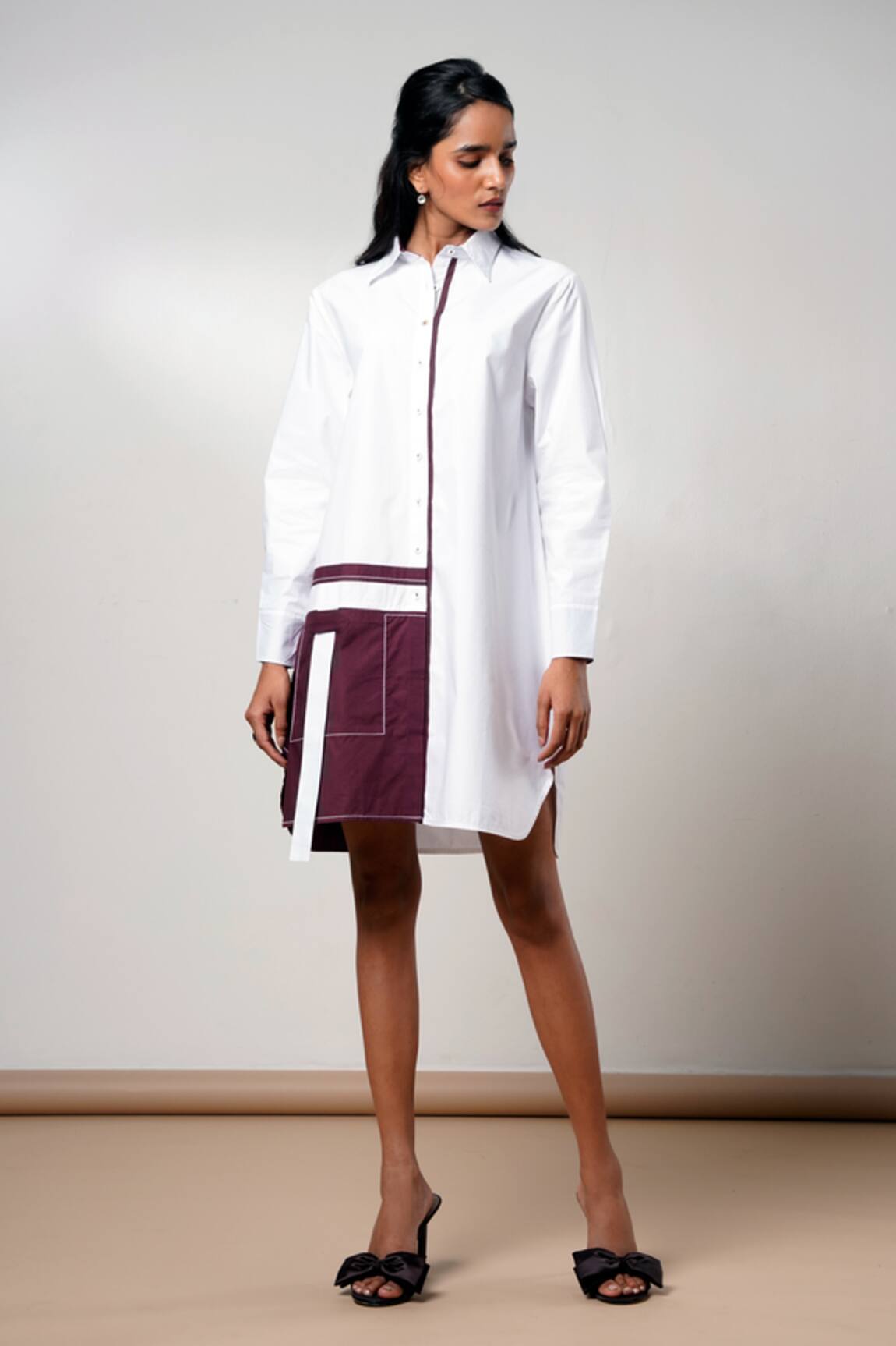 Madder Much Snow & Slush Short Dress 
