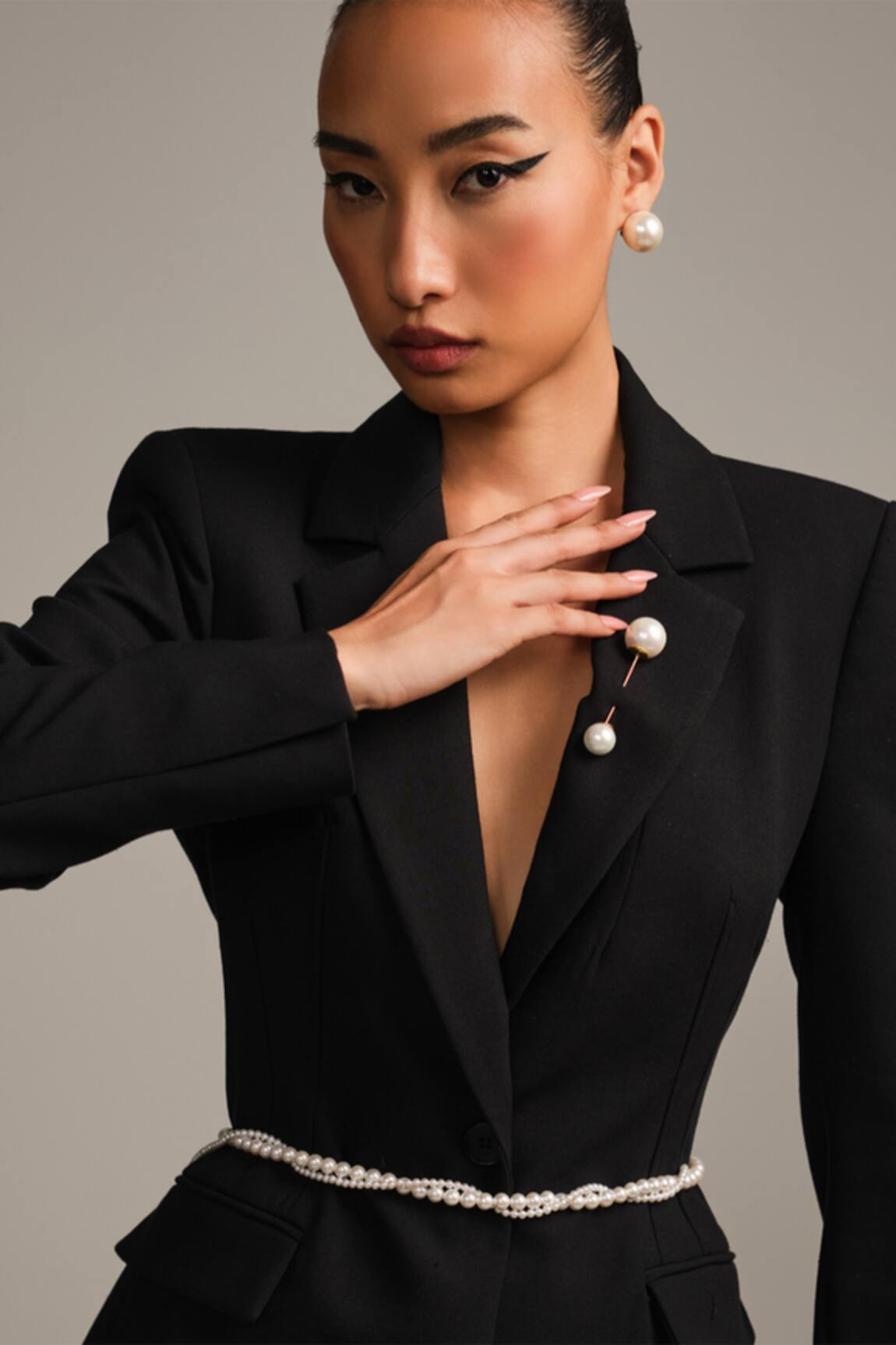 Anaash Twisted Pearl Belt 