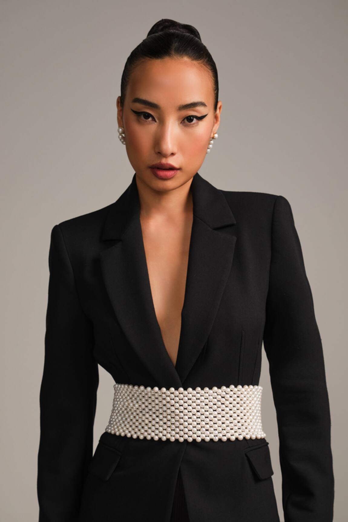 Anaash Knitted Pearl Belt 