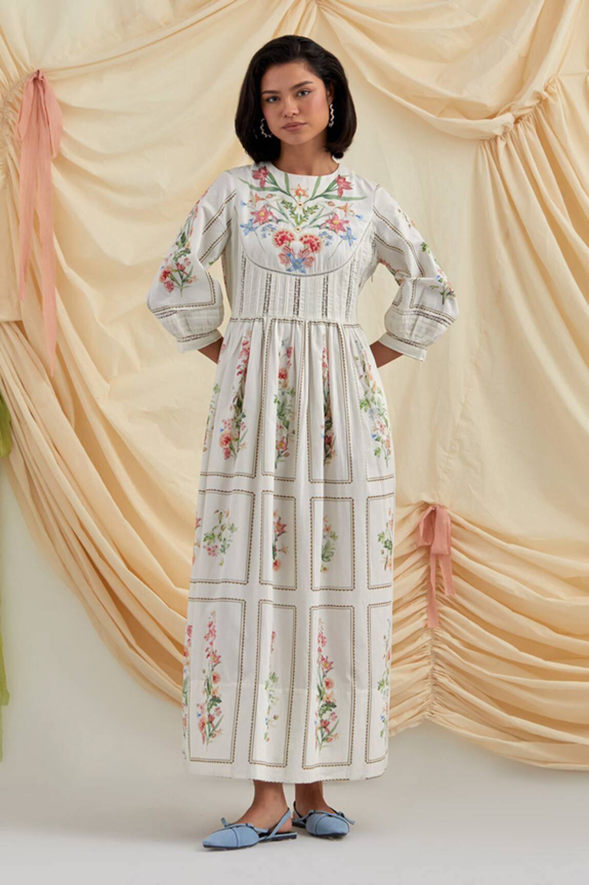 Pozruh by Aiman Bouquet Maxi Dress 