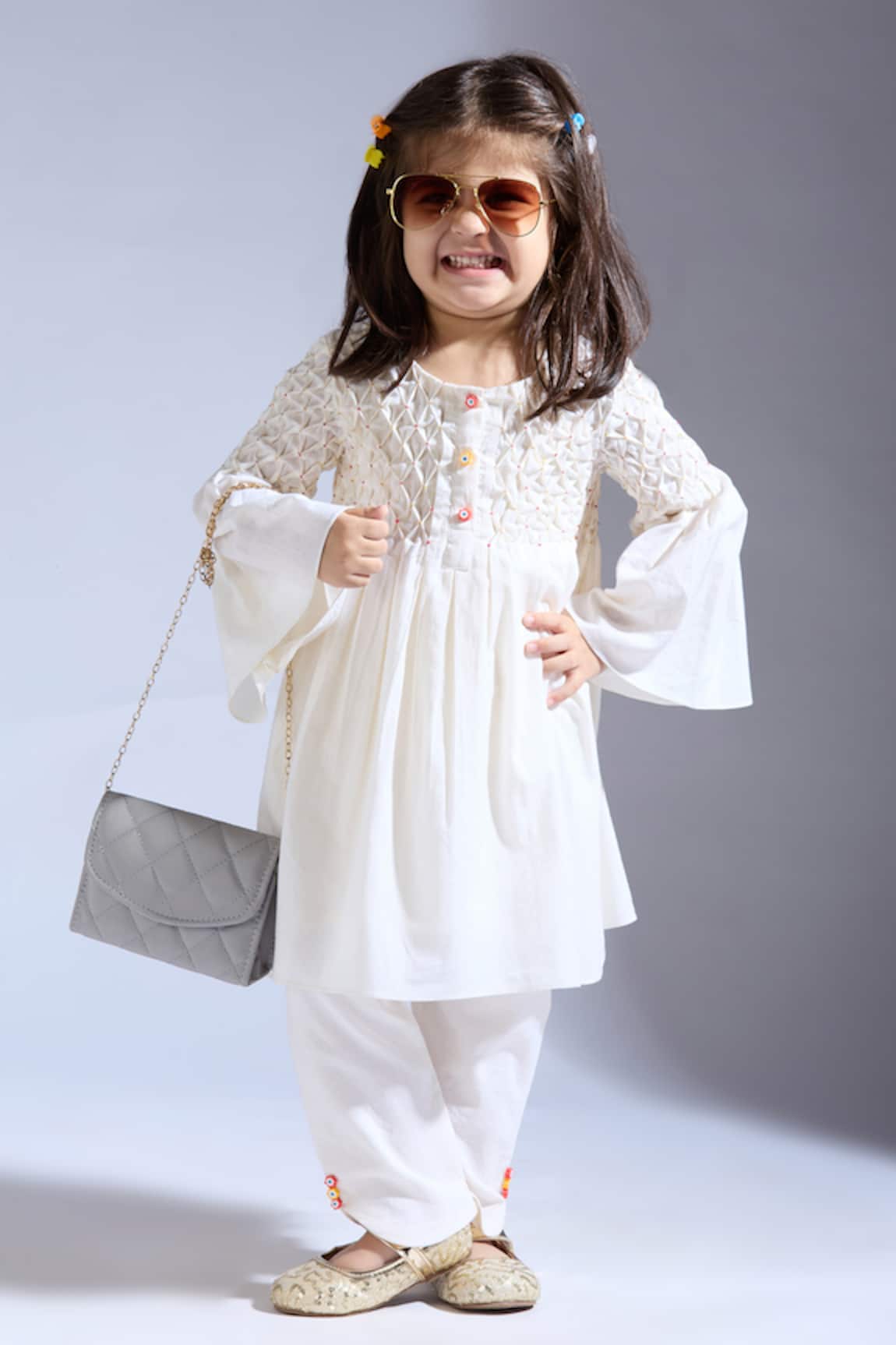 Neha Gursahani Ivory Designer Kurta 