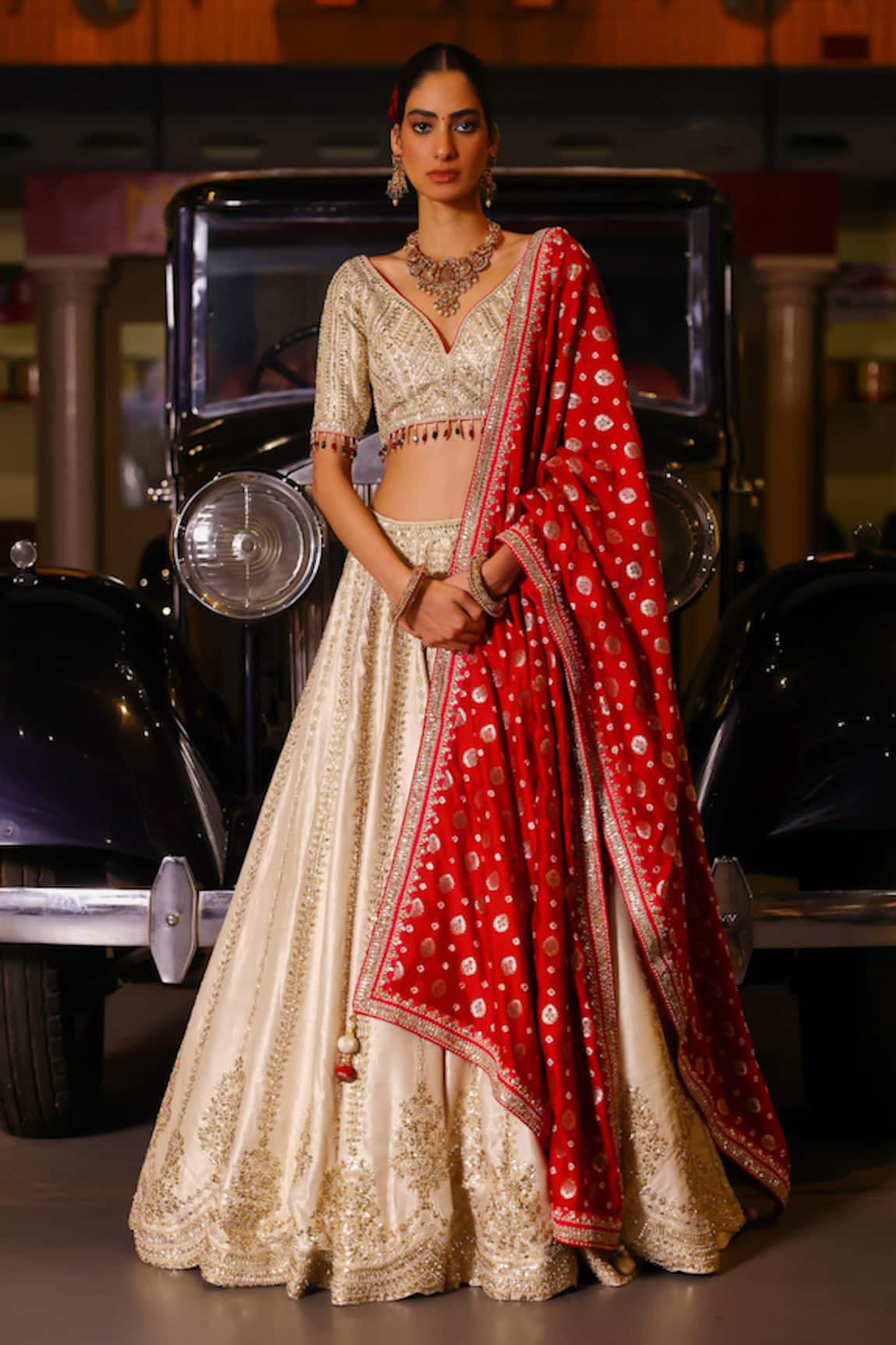 Sabe Designer Safa Lehenga Set 