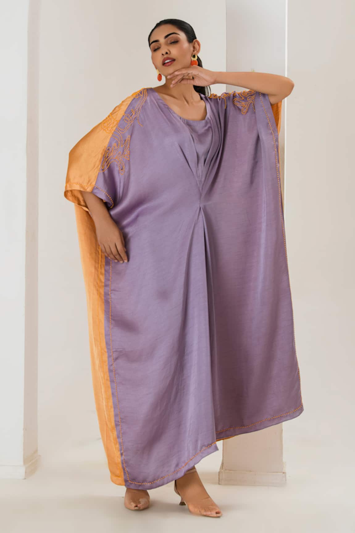 Saahiil Kapoor Color Block Kaftan  