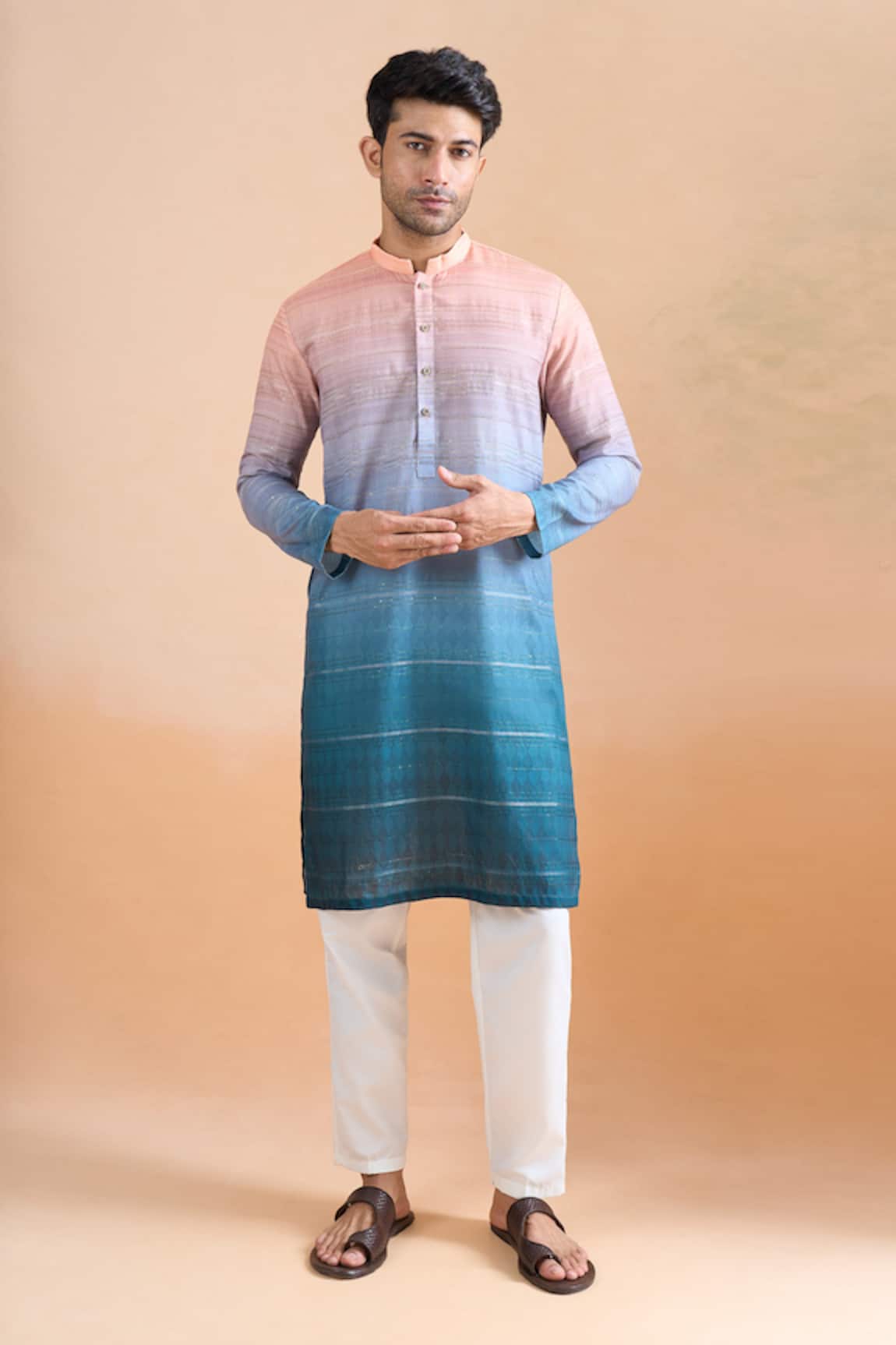 Arihant Rai Sinha Multicolour Ombre Kurta Set 