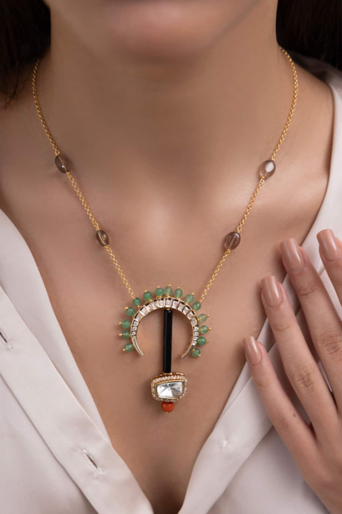 Joules By Radhika Designer Tarangi Necklace 