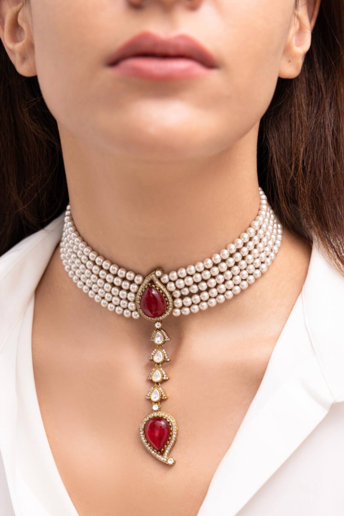 Joules By Radhika Eshita Embellished Choker  