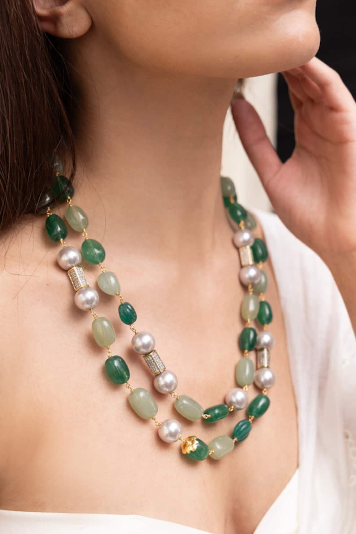 Joules By Radhika Jayani Multicolor Designer Necklace 